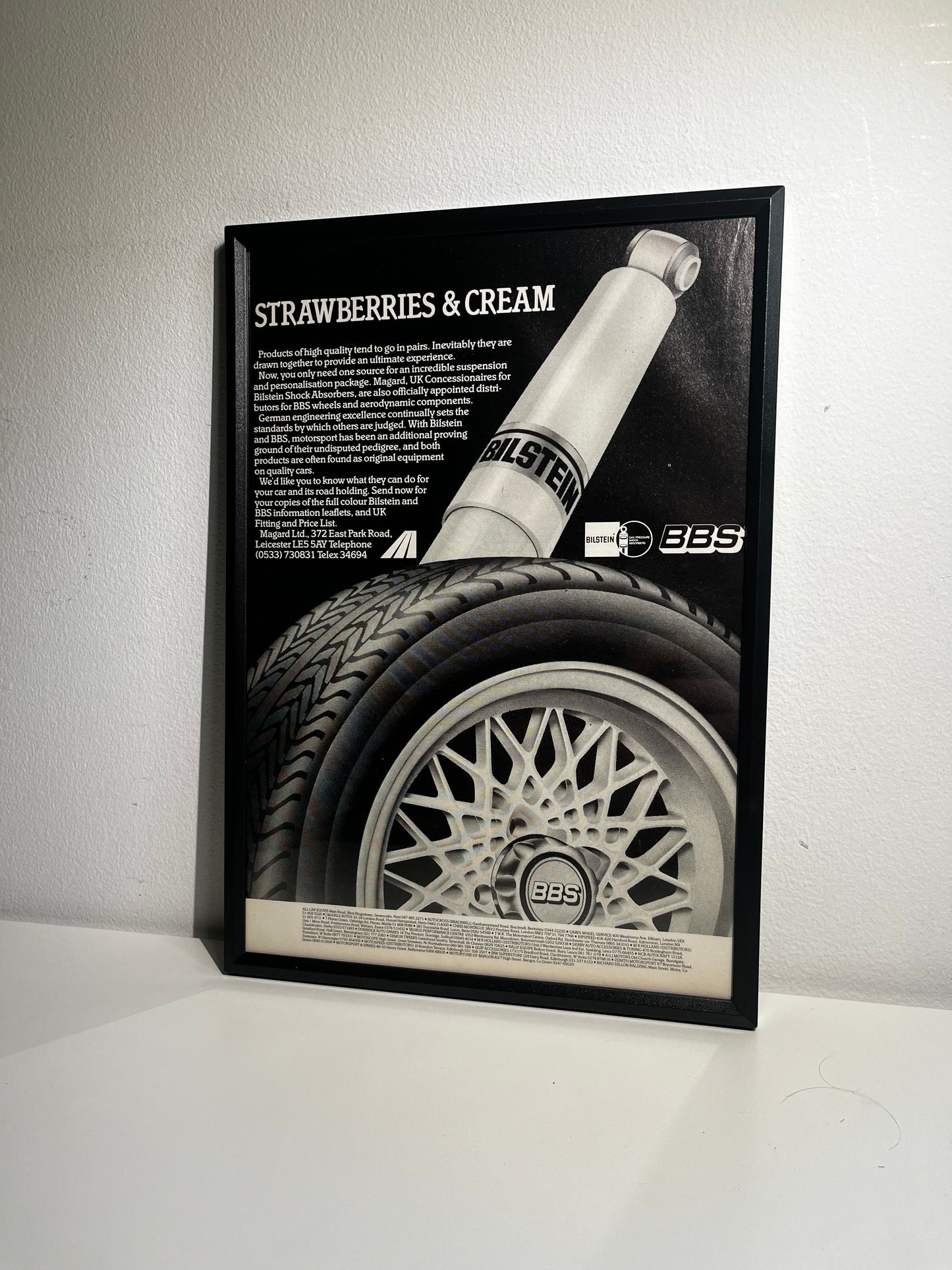 Original BBS Advert - 'Strawberries & Cream' - 1984