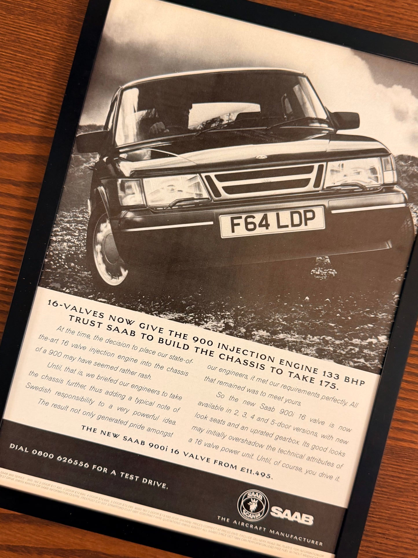 Original Saab 900i Advert - 1990s