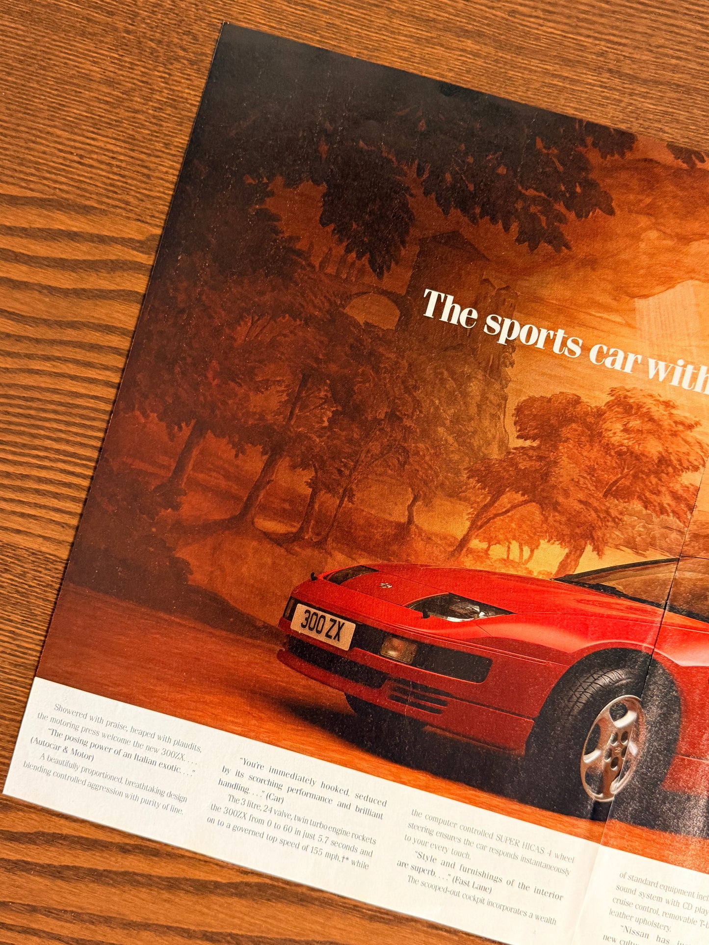 Original Nissan 300zx Advert - 1992