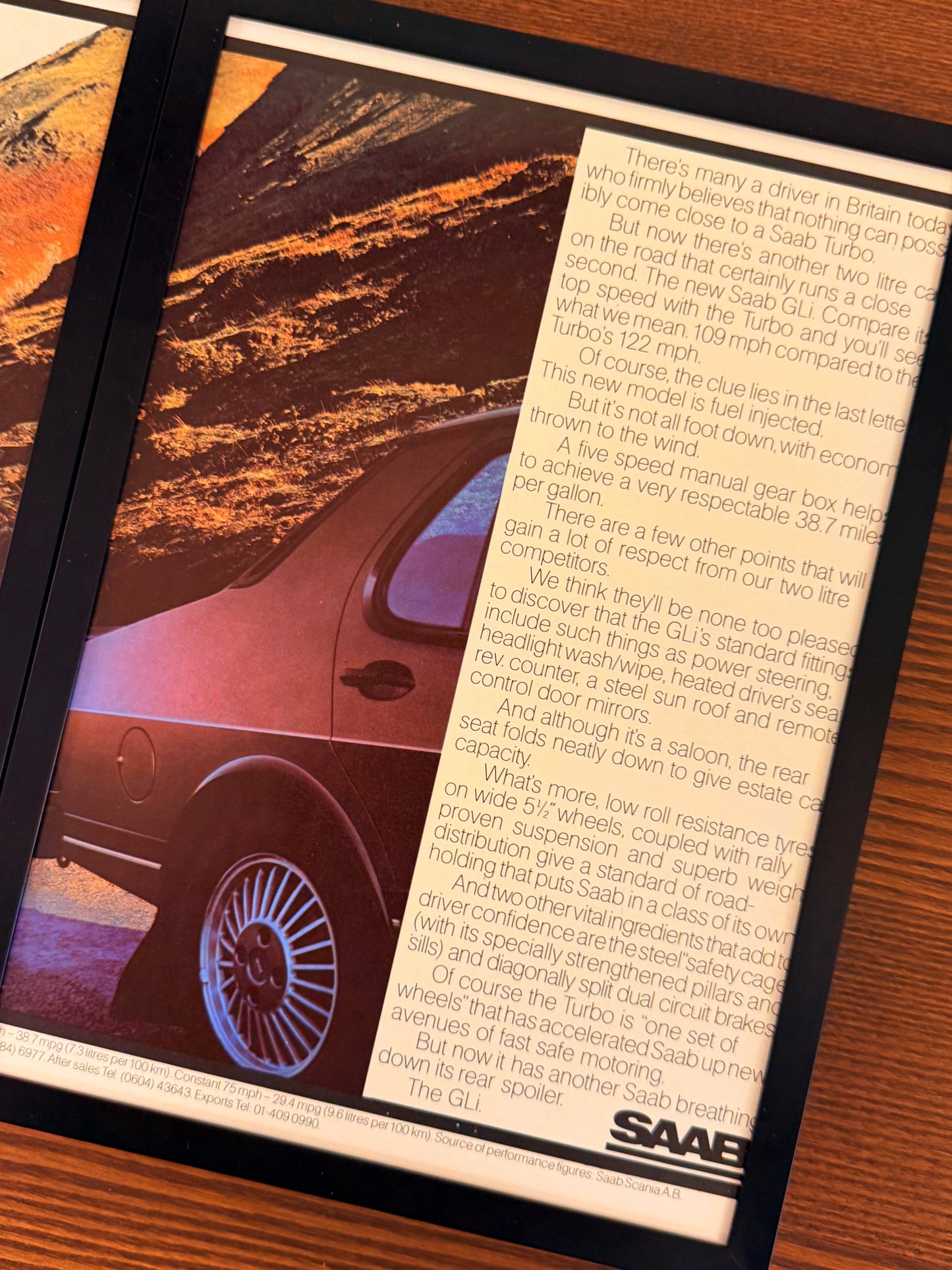 Original Saab GLi Advert - 1980s