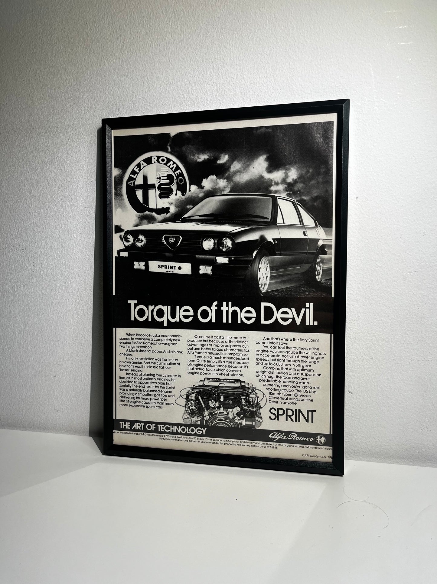 Original Alfa Sprint Advert - 1990s