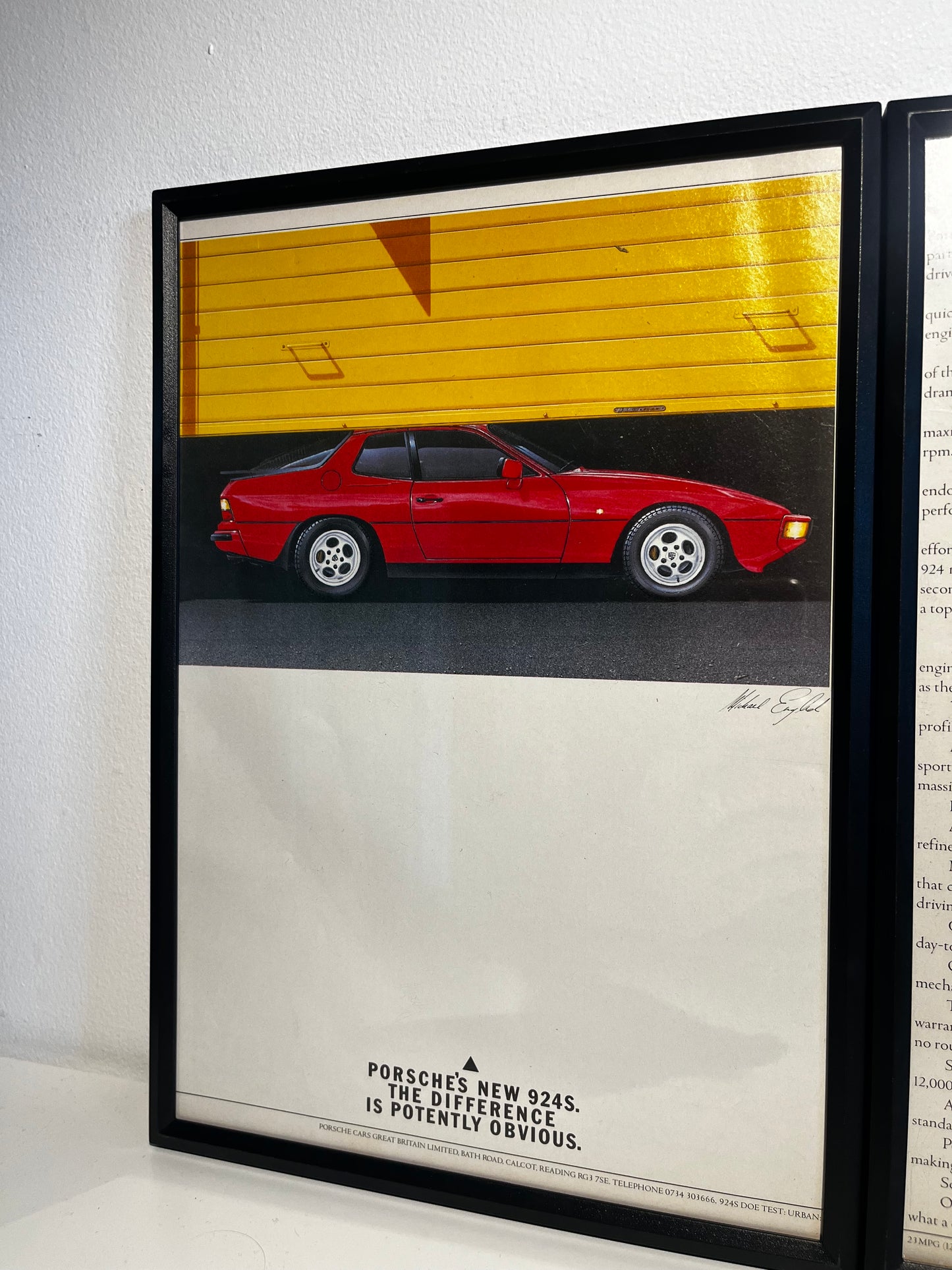 Original Porsche 944 Advert - 1980s
