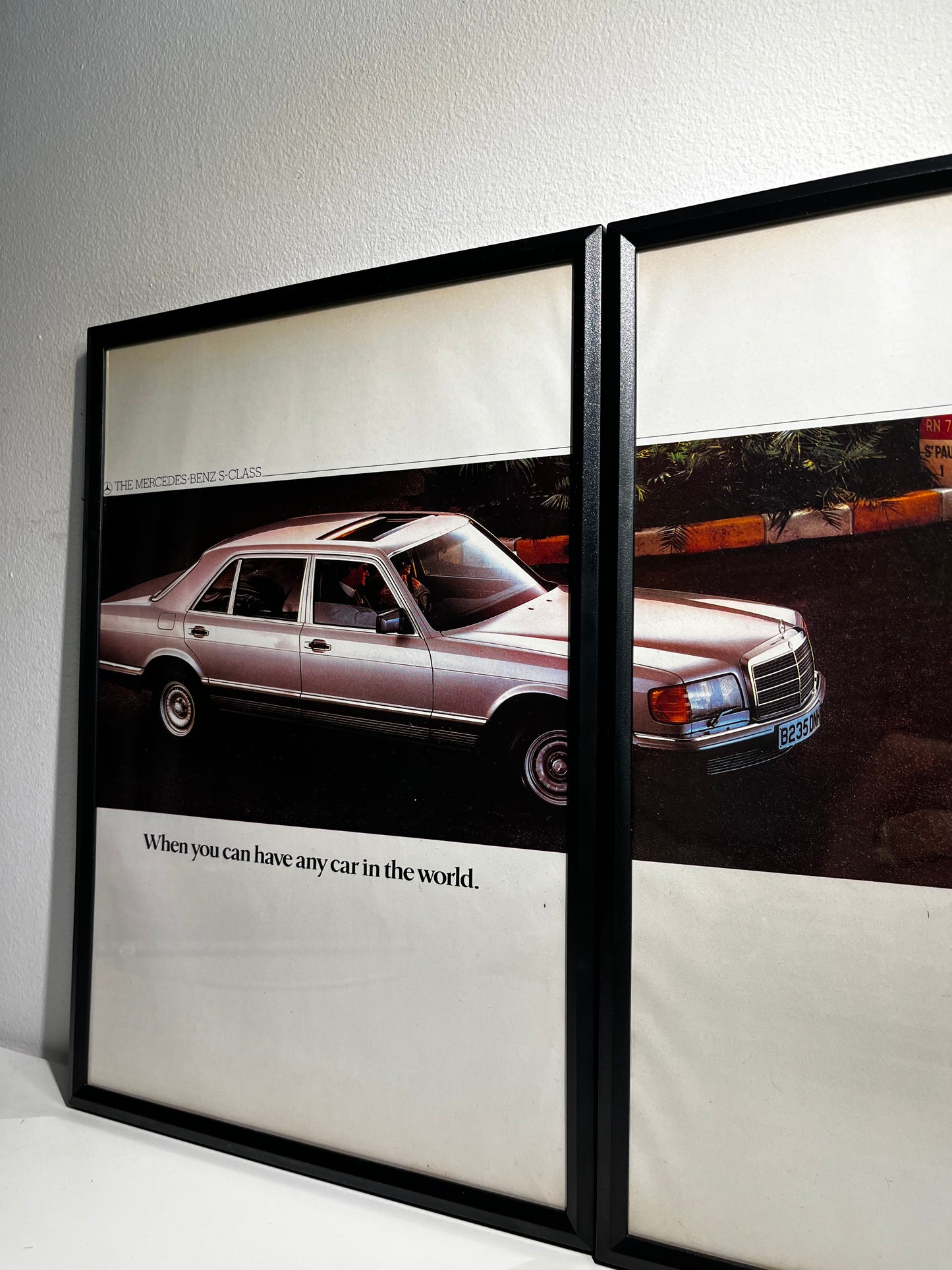 Original Mercedes Benz S-Class Advert - 1980s