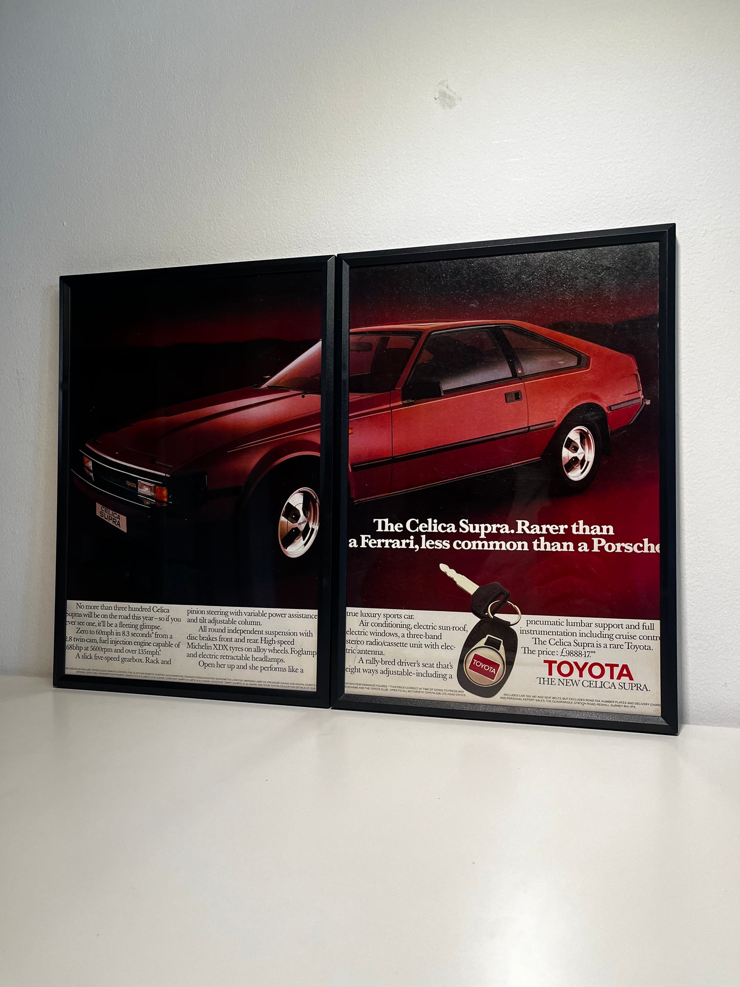 Original Toyota Celica Supra Advert - 1980s