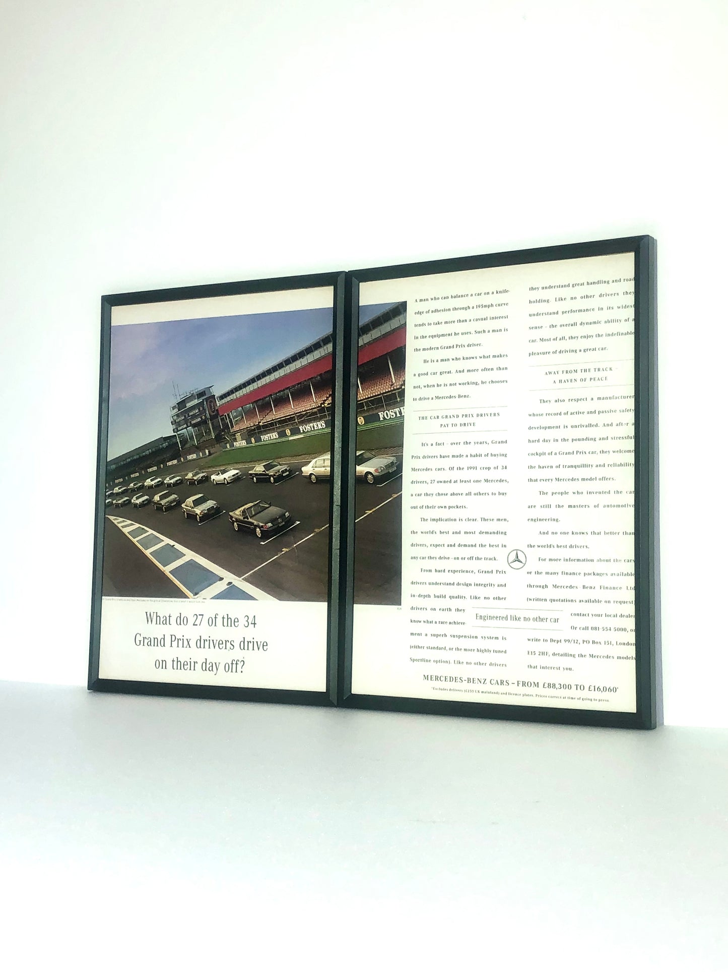 Original Vintage Mercedes collection Advert - 1992