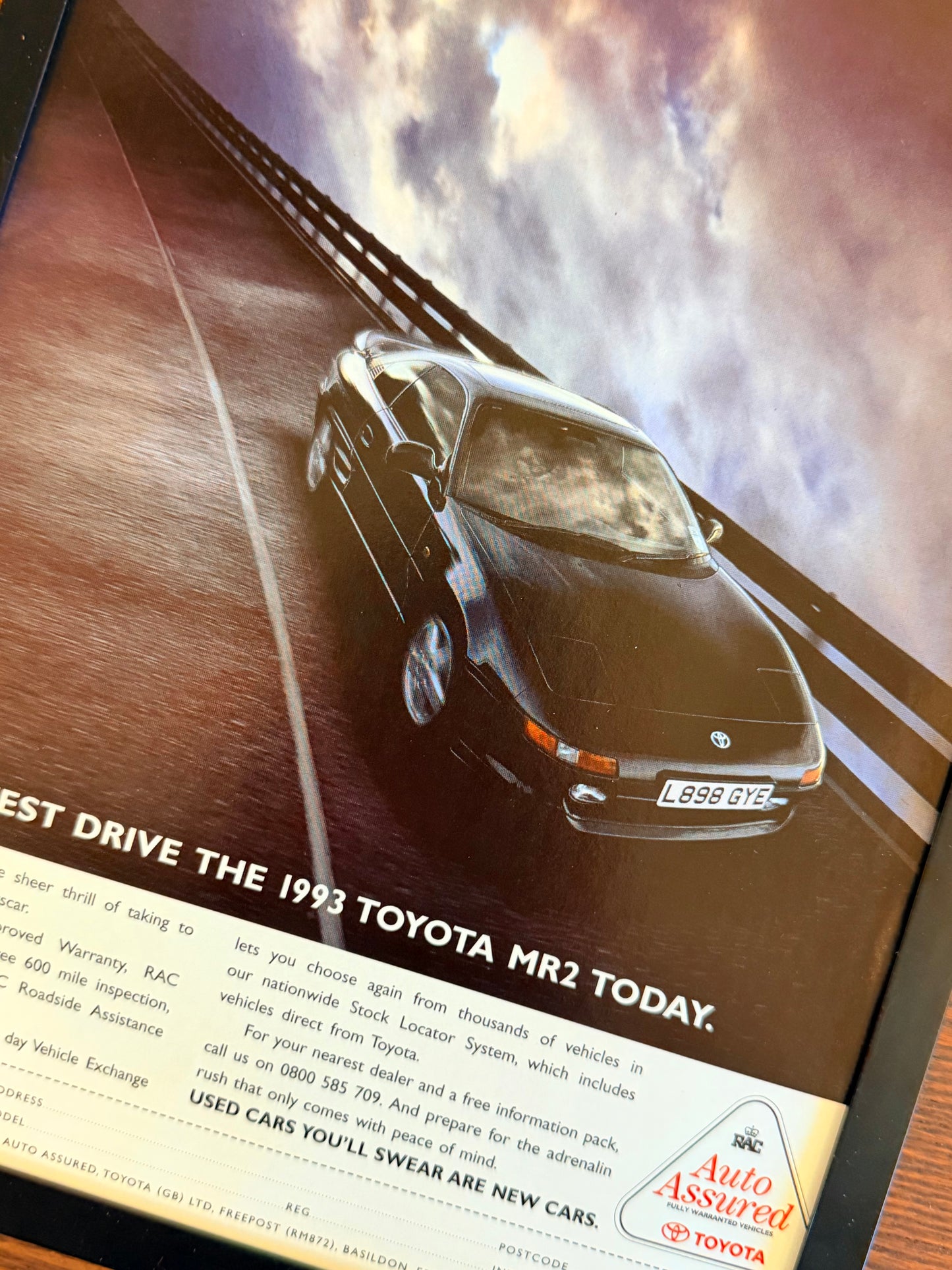 Original Toyota MR2 Advert - 1990s