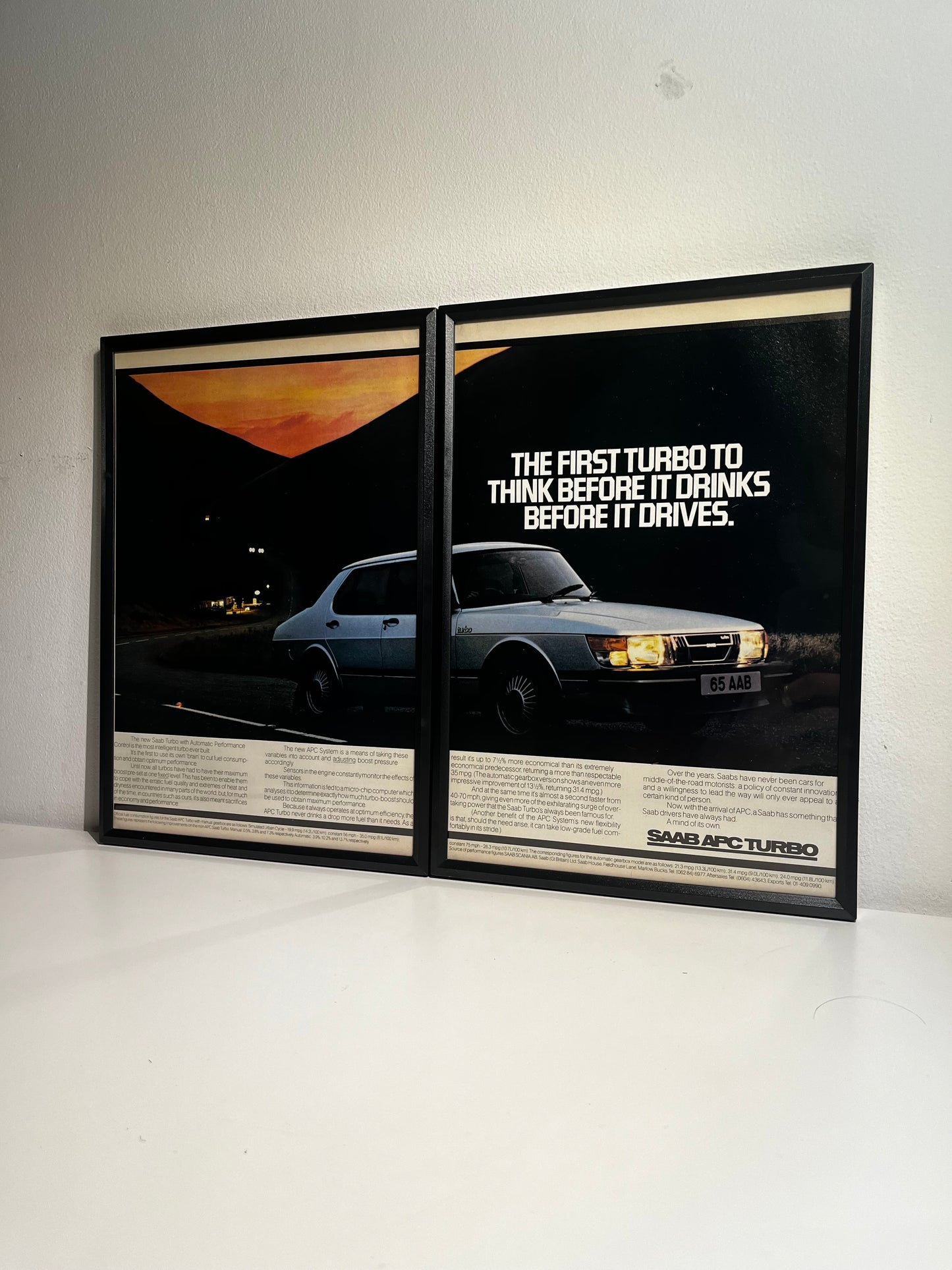 Original Saab APC Turbo Advert - 1980s
