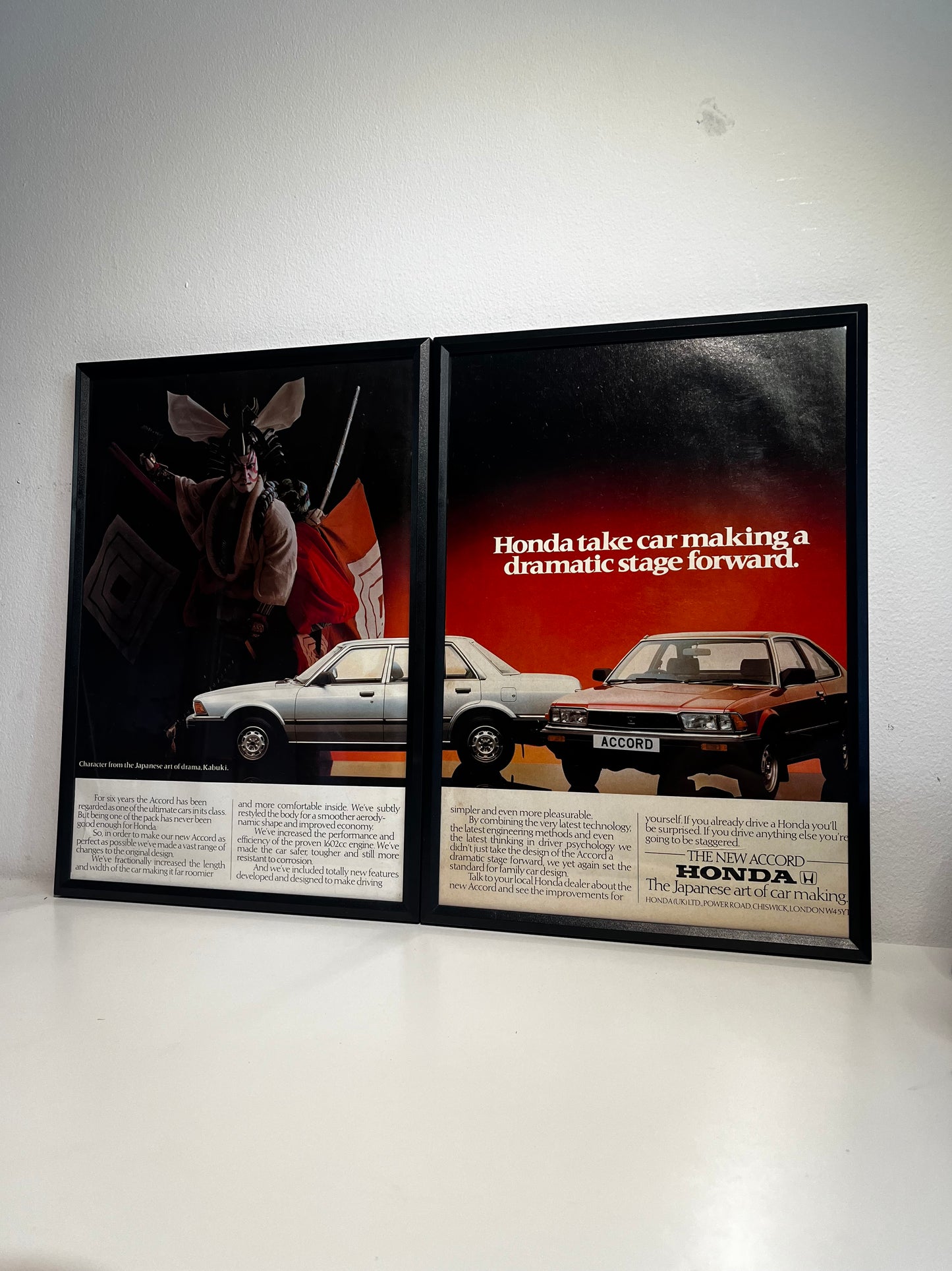 Rare Original Honda Accord Advert – 1980s