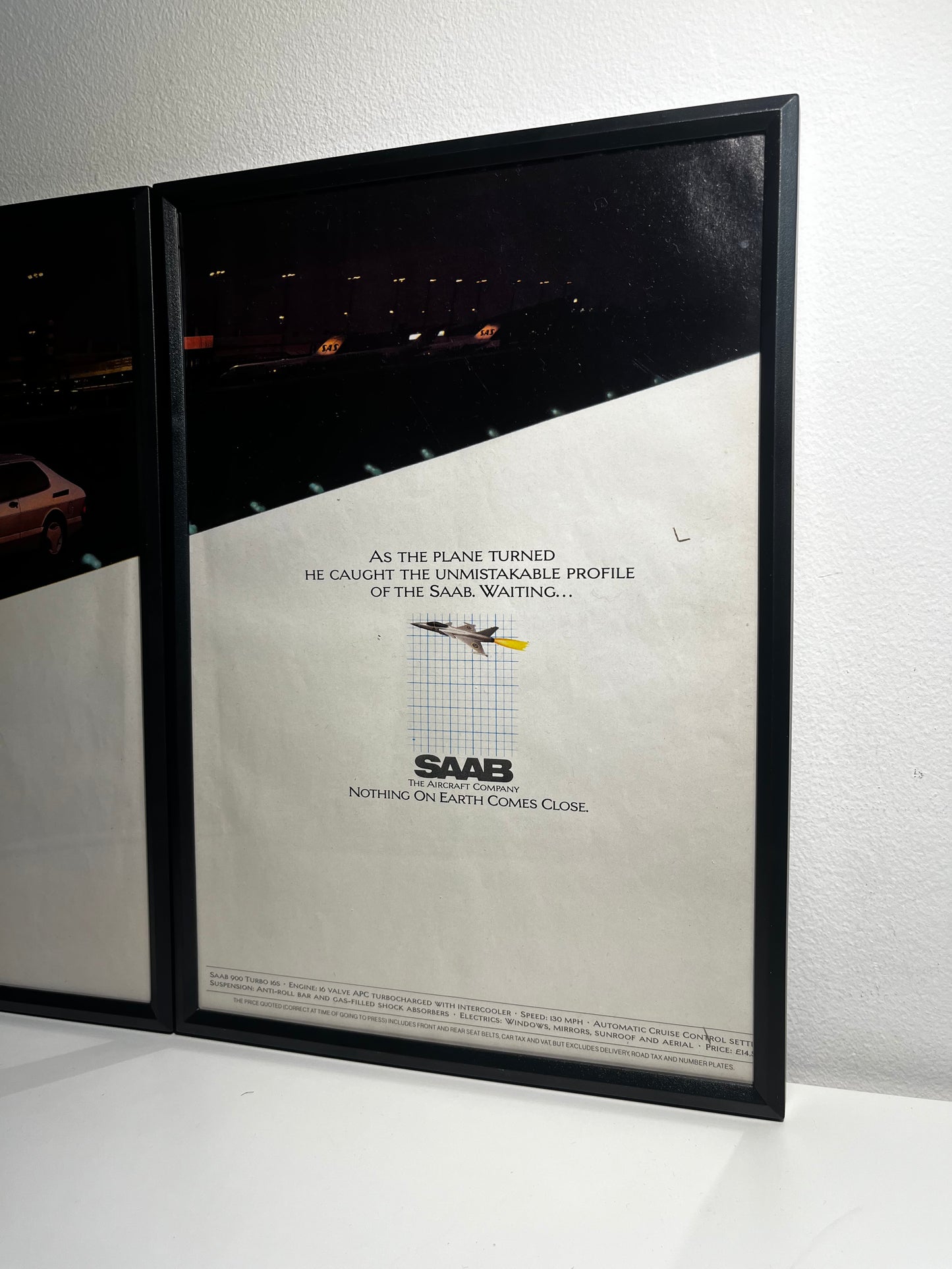 Original Saab 900 Turbo Advert - 1980s