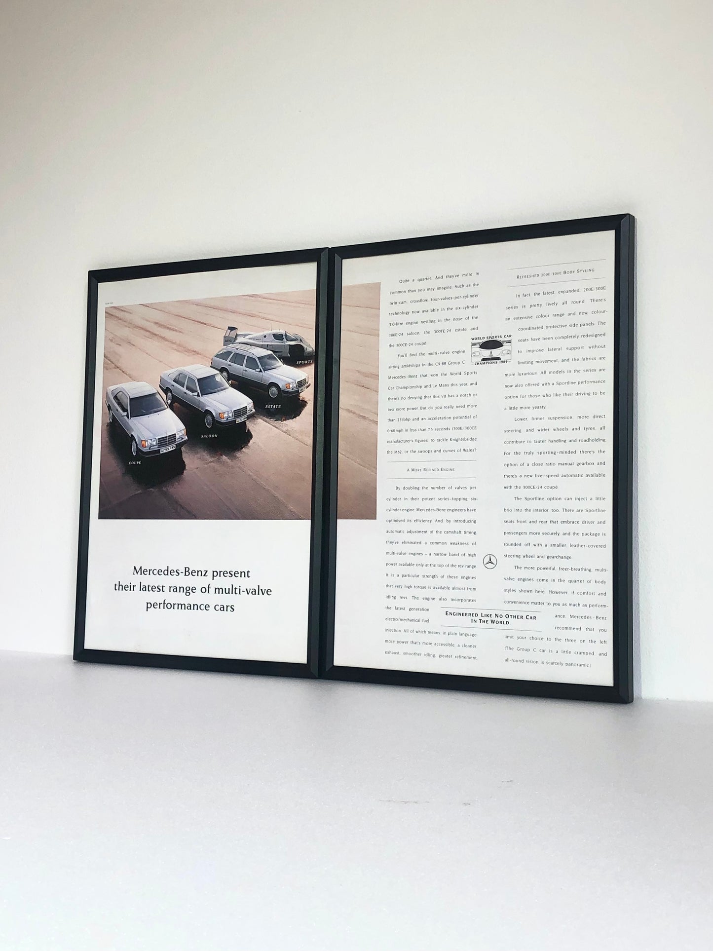 Original Vintage Mercedes-Benz Series Advert - 1990s