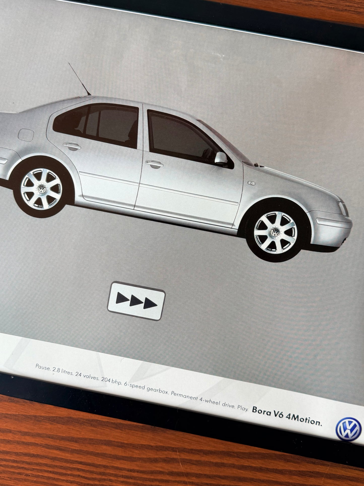 Original Volkswagen Bora Advert - 2001
