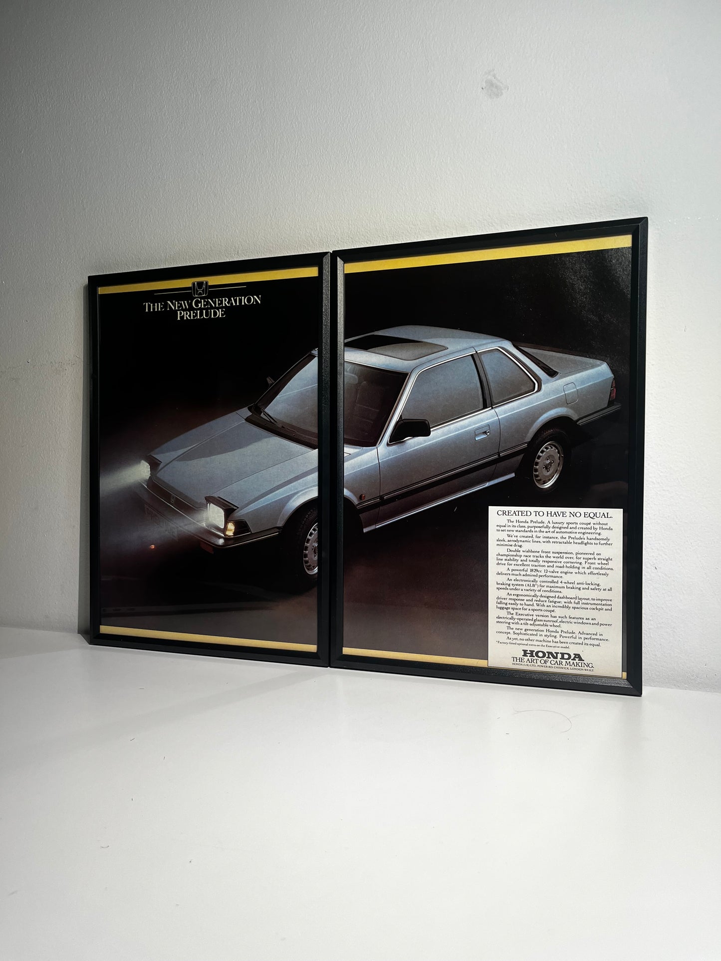 Original Honda Prelude Advert - 1980s