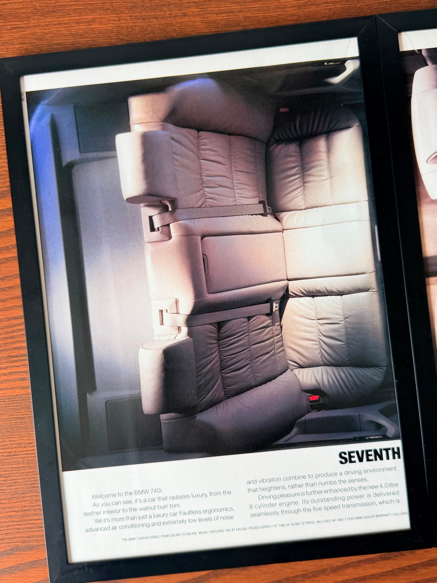 Original BMW E38 7 Series Advertisement - 1990s
