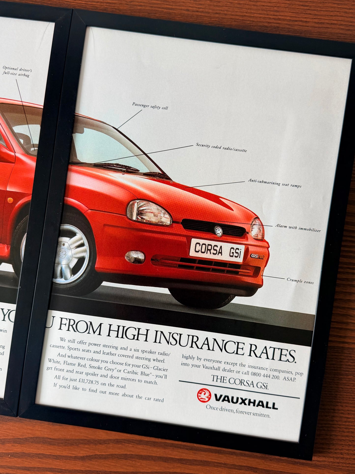 Original Vauxhall Corsa GSi Advert - 1990s