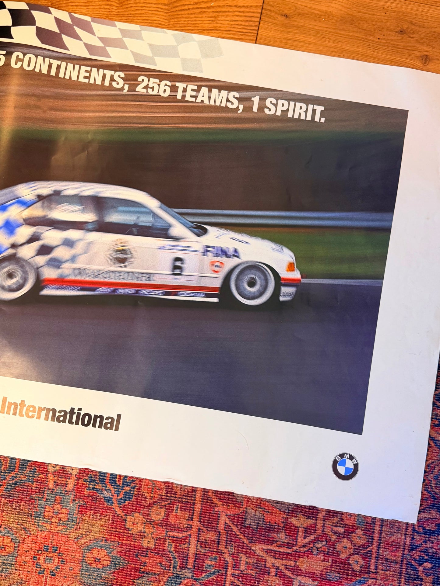 Rare Original BMW E36 Motorsport International A1 Poster