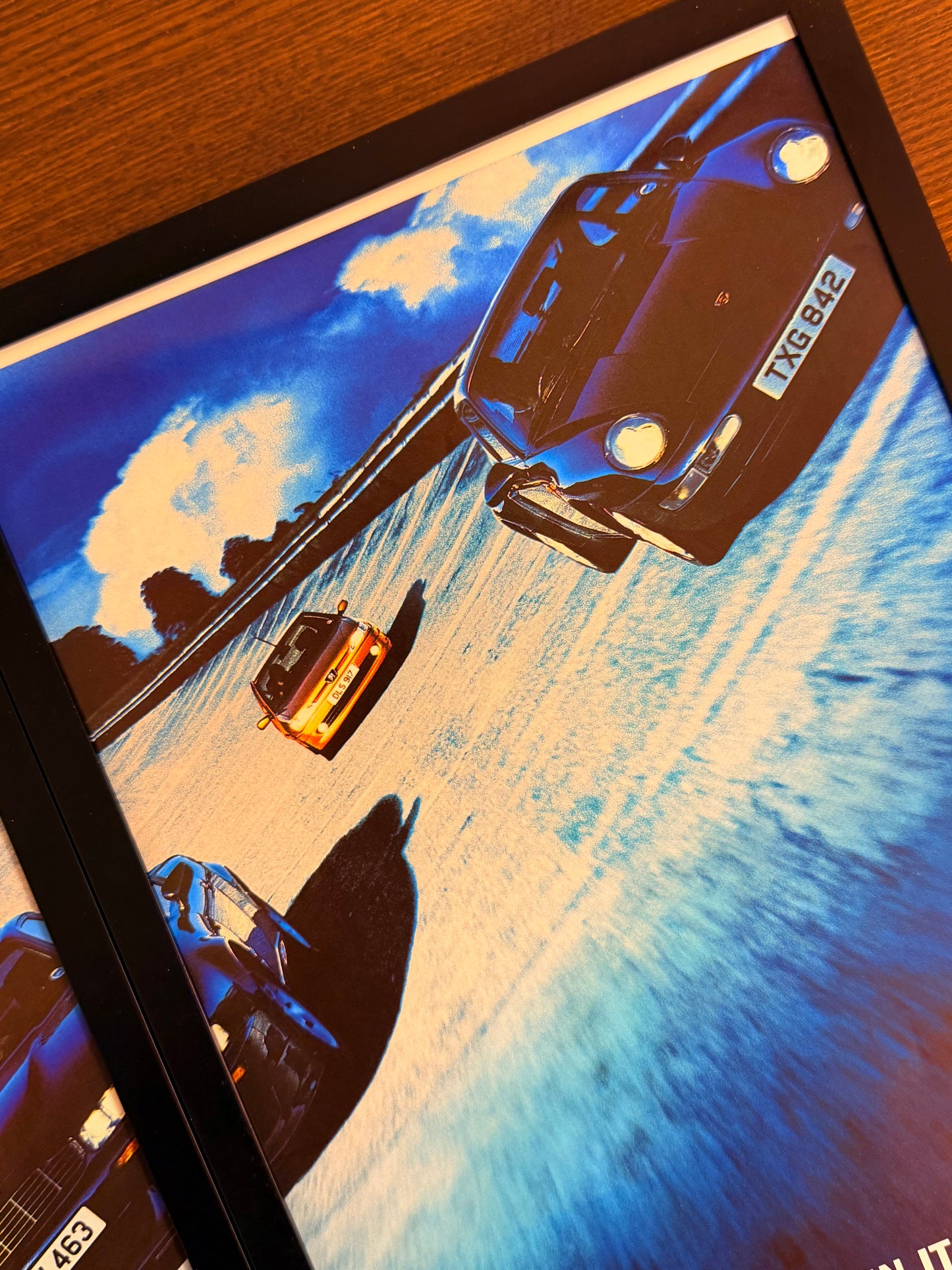 Original Peugeot 305 GTI, Porsche 911 Advert - 1990s