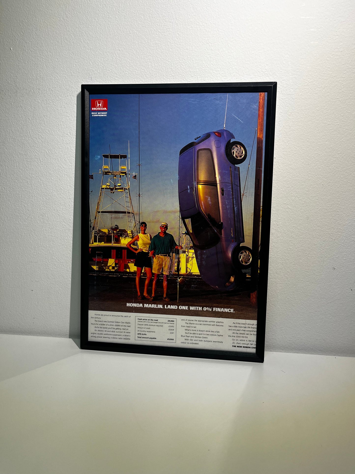 Original Honda Civic Marlin Advert - 1990s