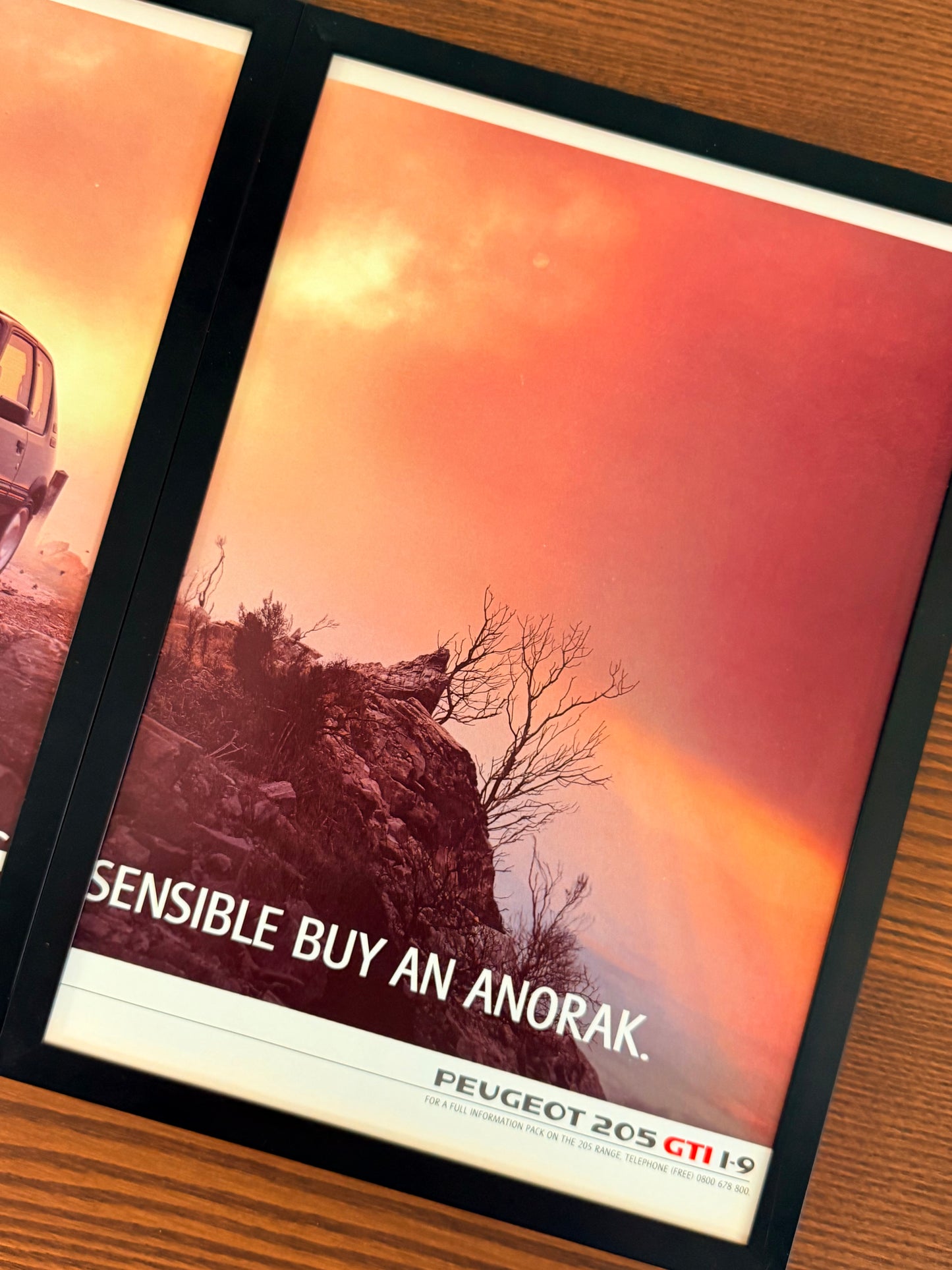 Original Peugeot 205 GTI 1.9 Advert - 1980s