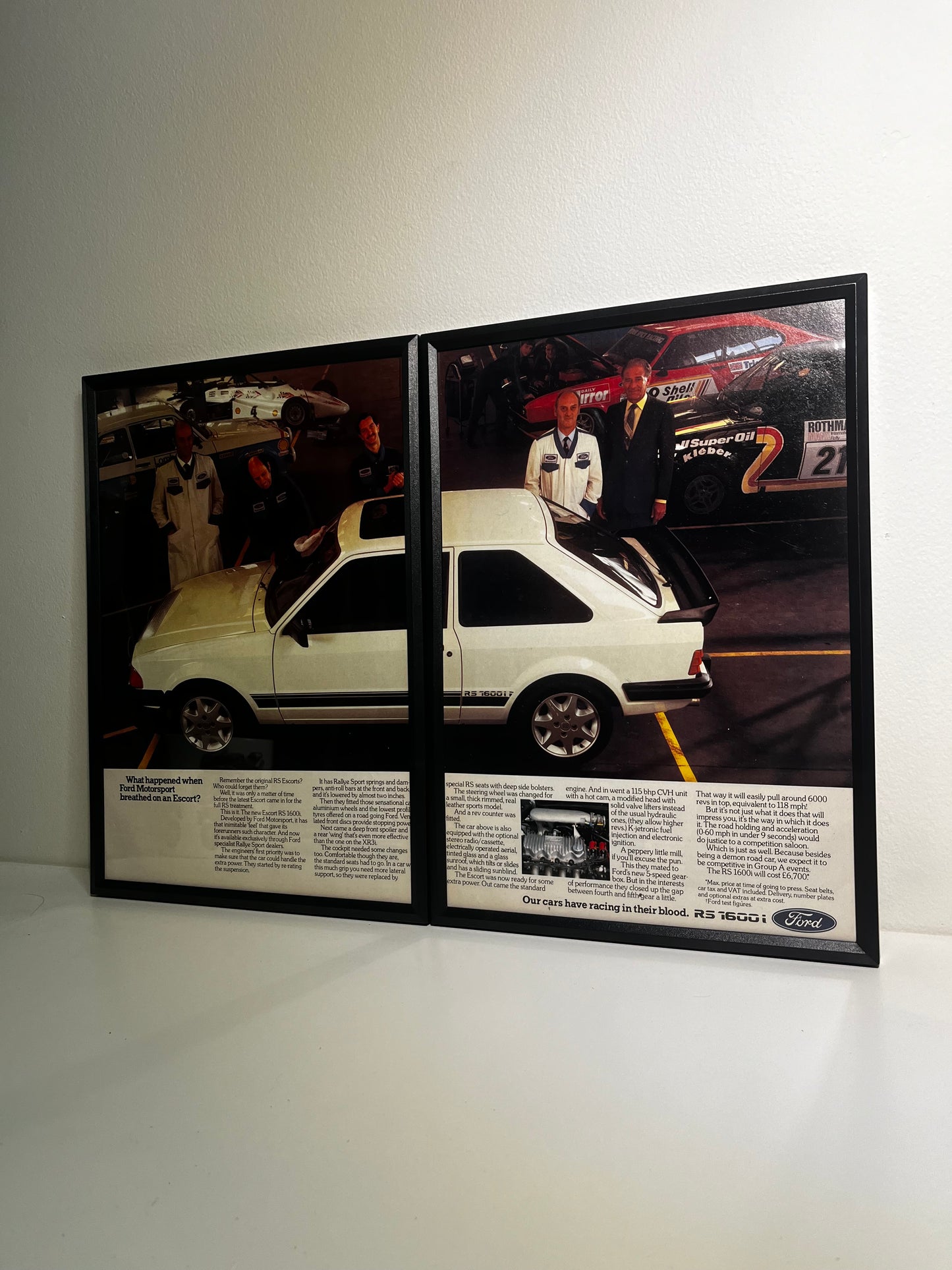 Original Ford Escort RS 1600i Advert - 1980