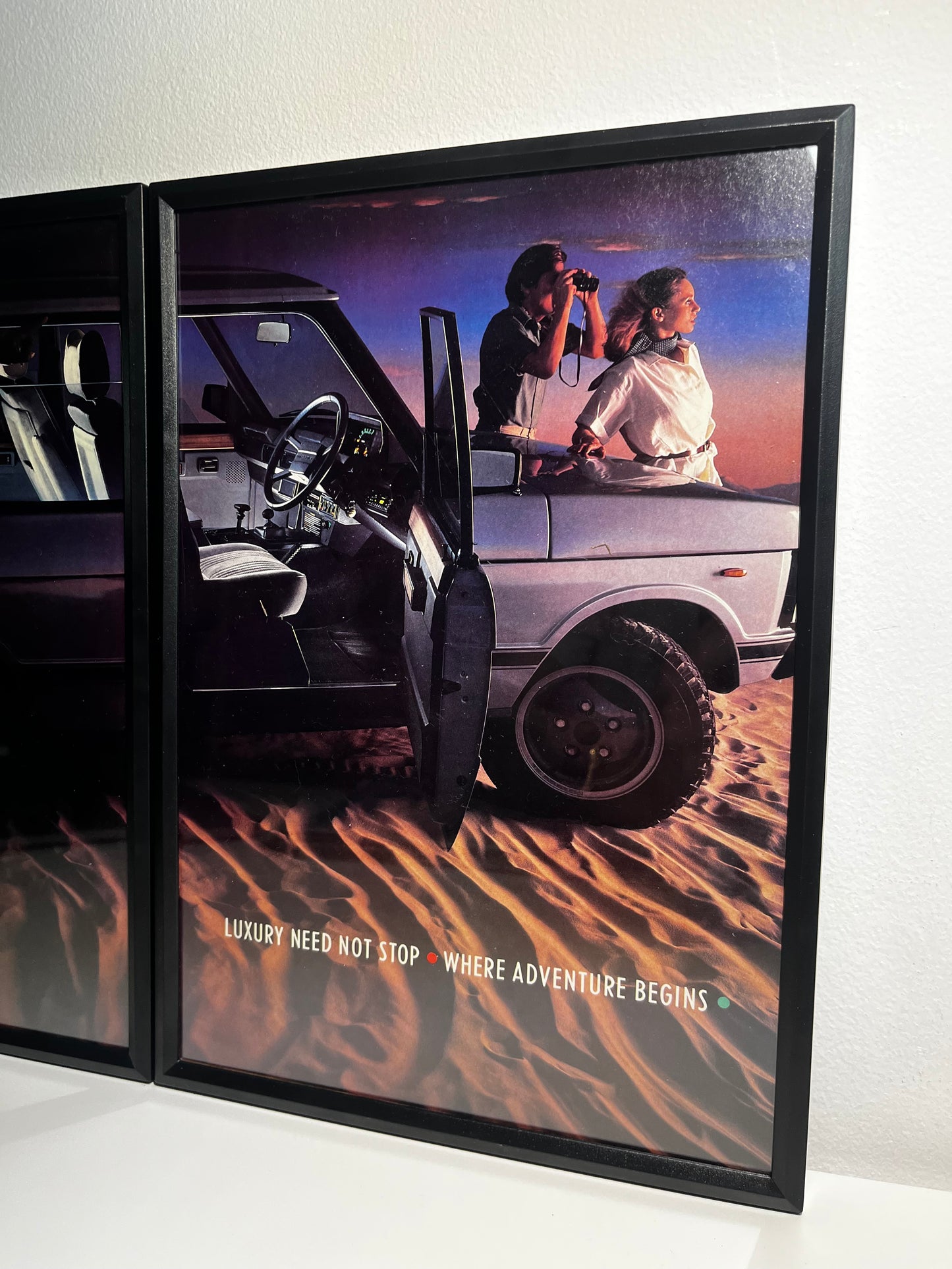 RARE Original Range Rover Discovery Safari Advert - 1984