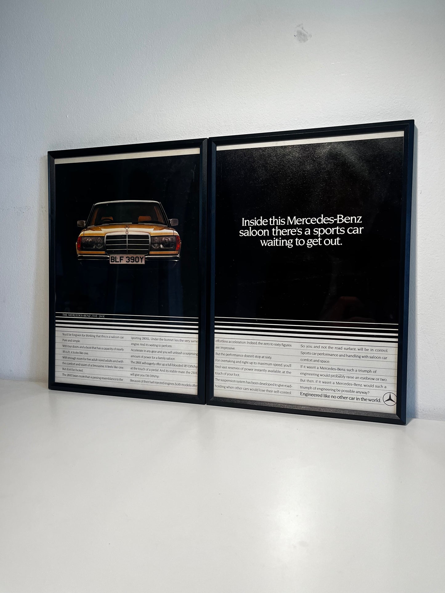 Original Mercedes 280e Advert - 1980s