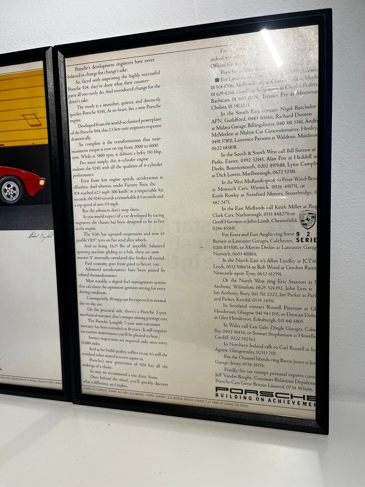 Original Porsche 944 Advert - 1980s