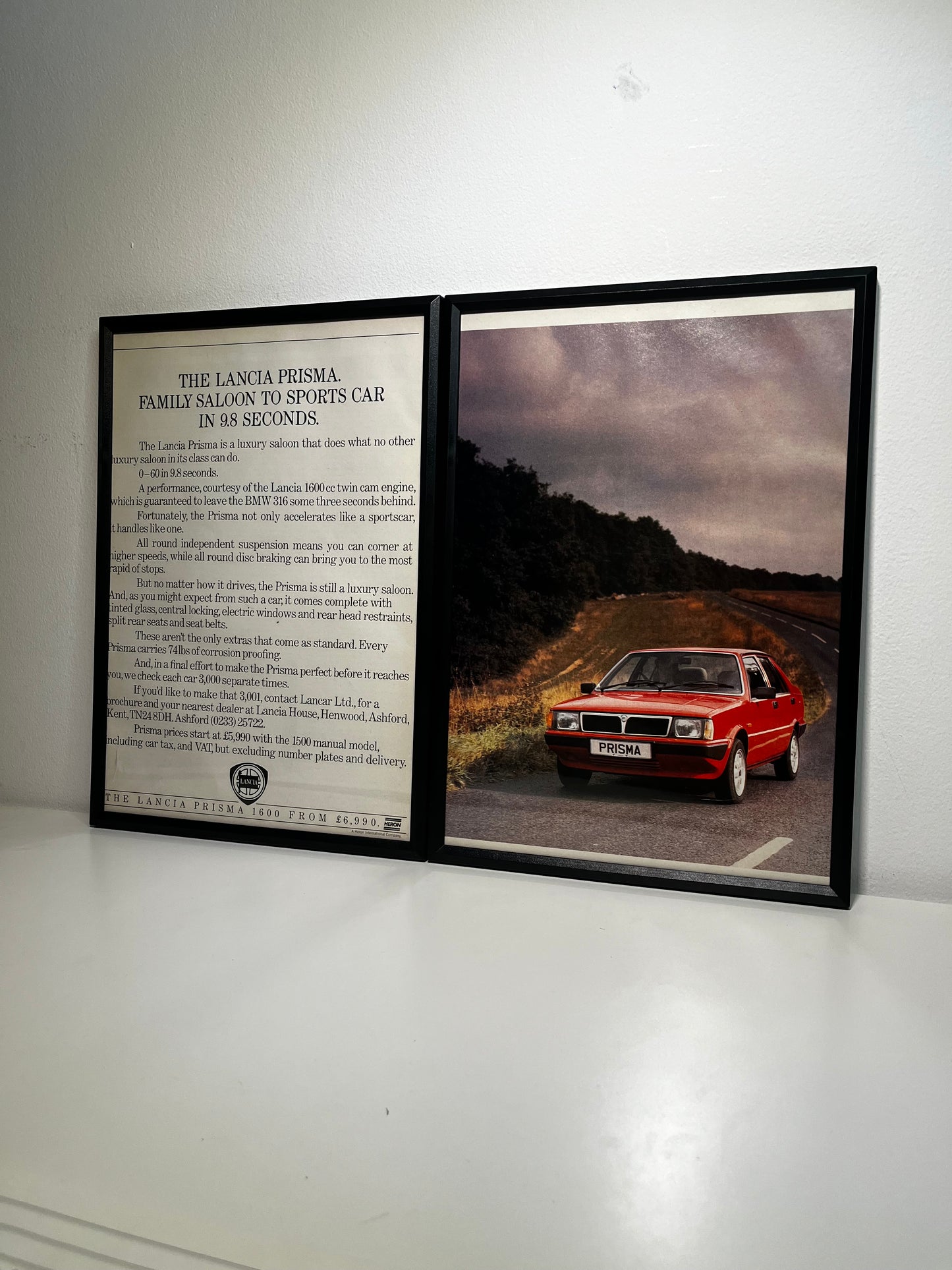 Original Lancia Advert - 1980s