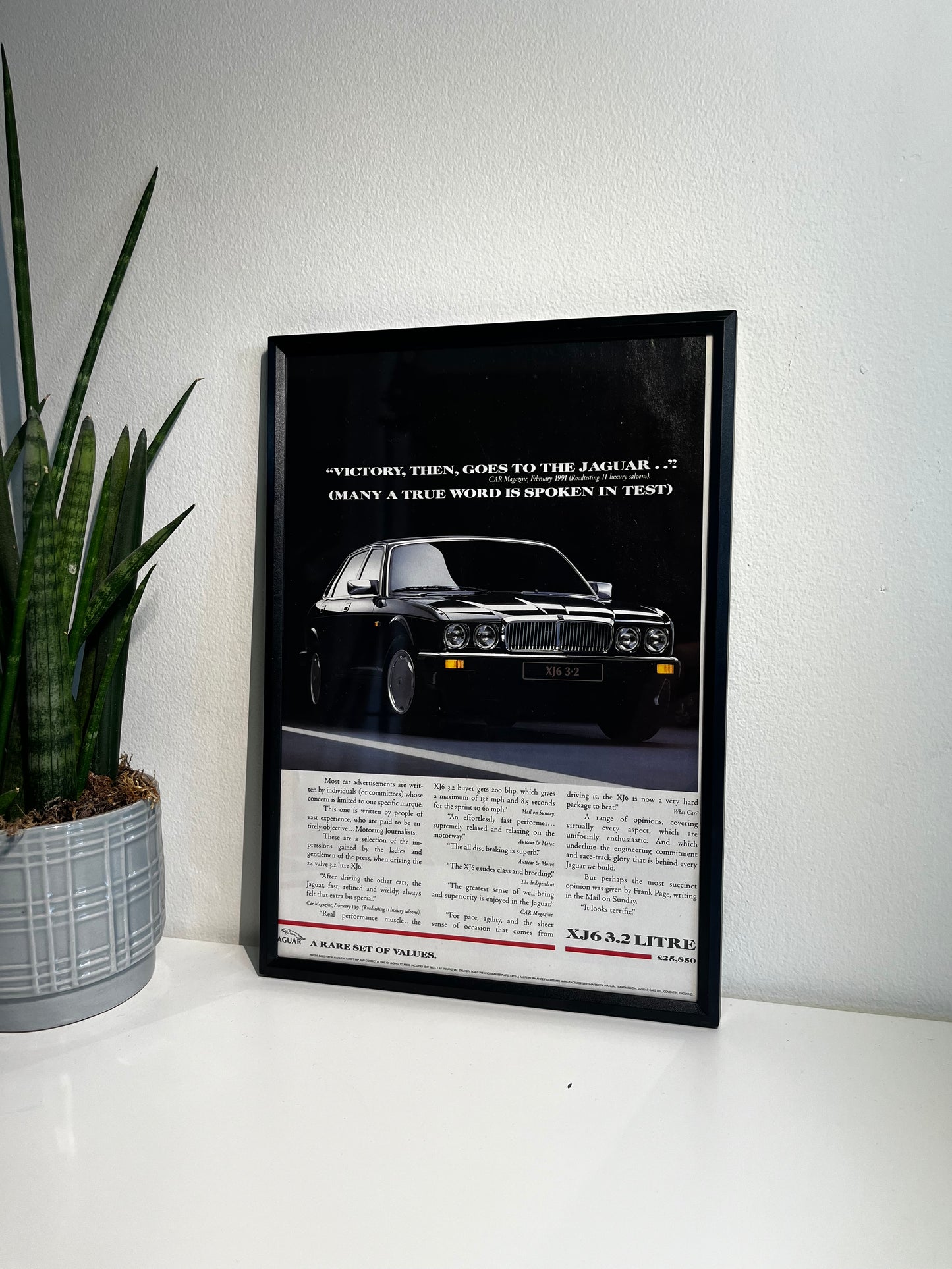 Original Jaguar XJ6 Advert - 1984