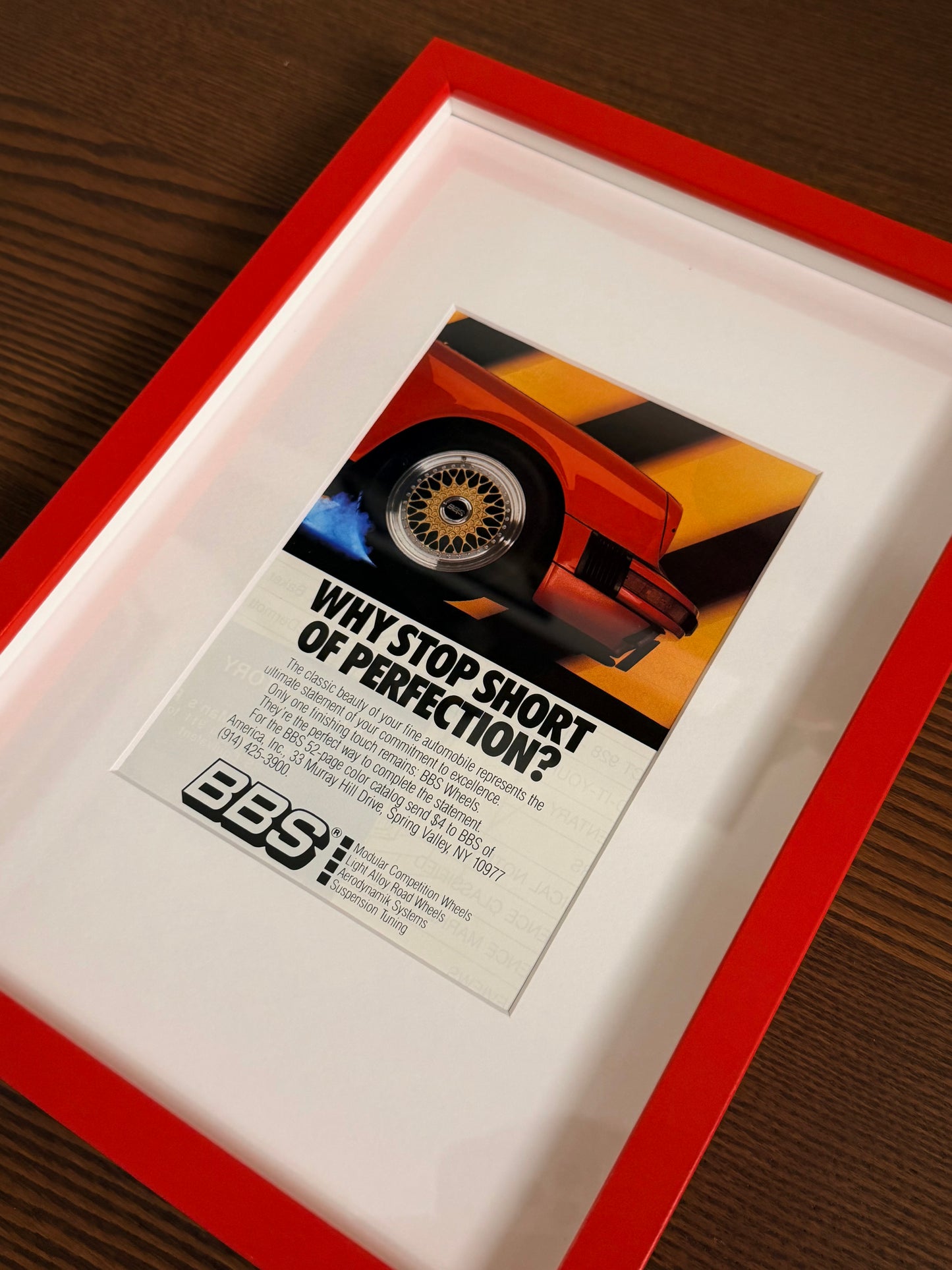 Original BBS Porsche 911 Advert - 1990