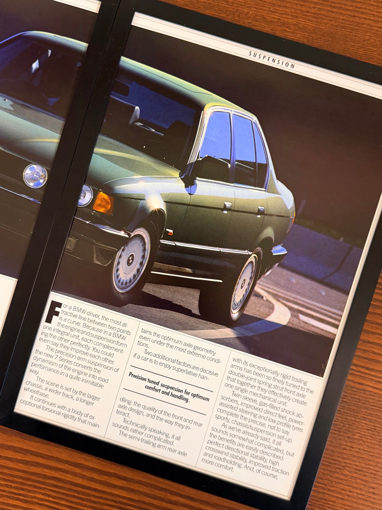 Original BMW E32 7 Series Advert - 1980s