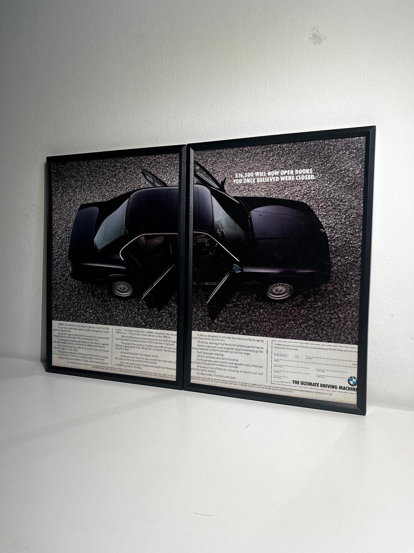 BMW 5 Series -V12 Series Advert – 1990