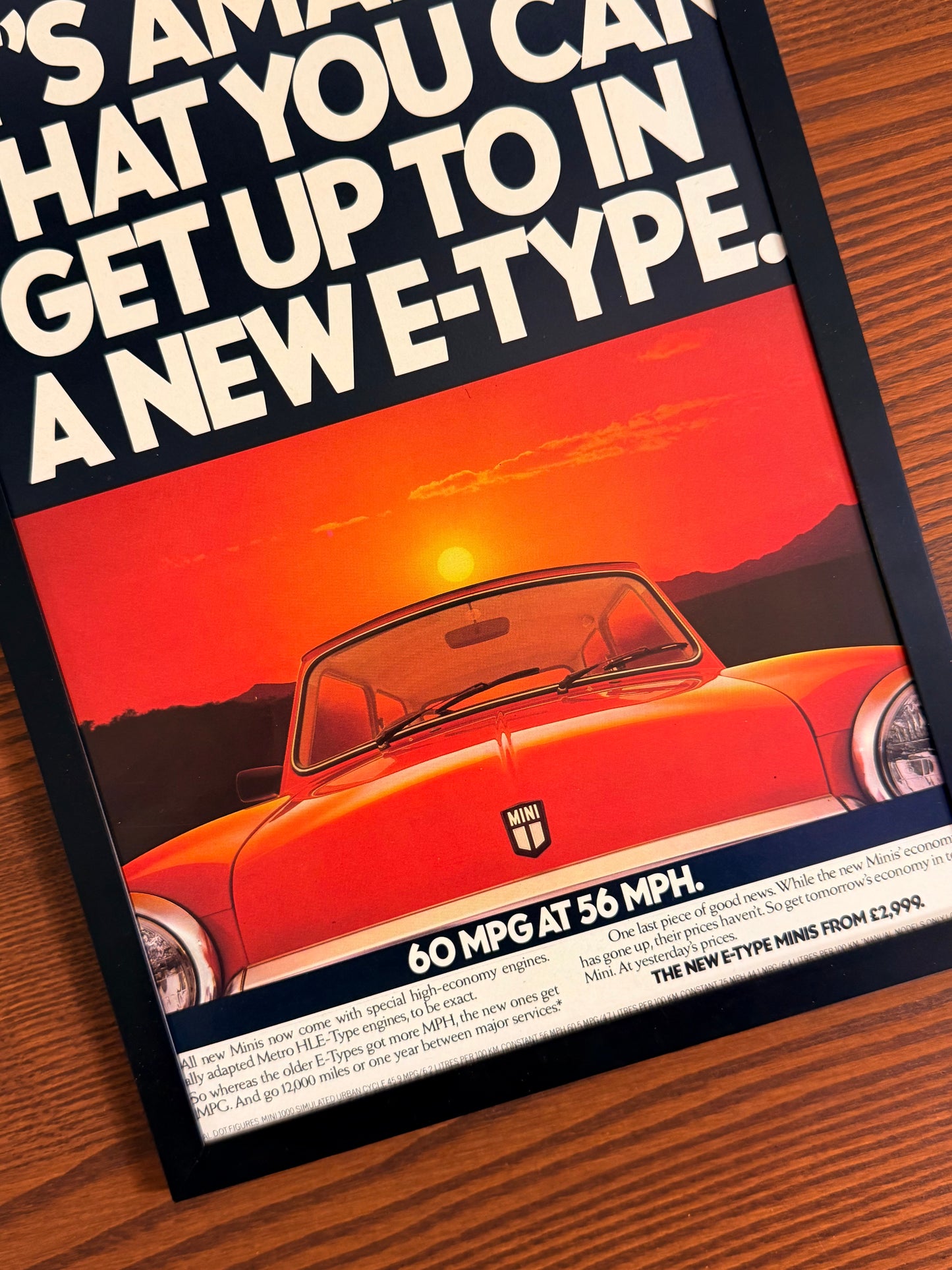 Original Mini Advert - 1980s