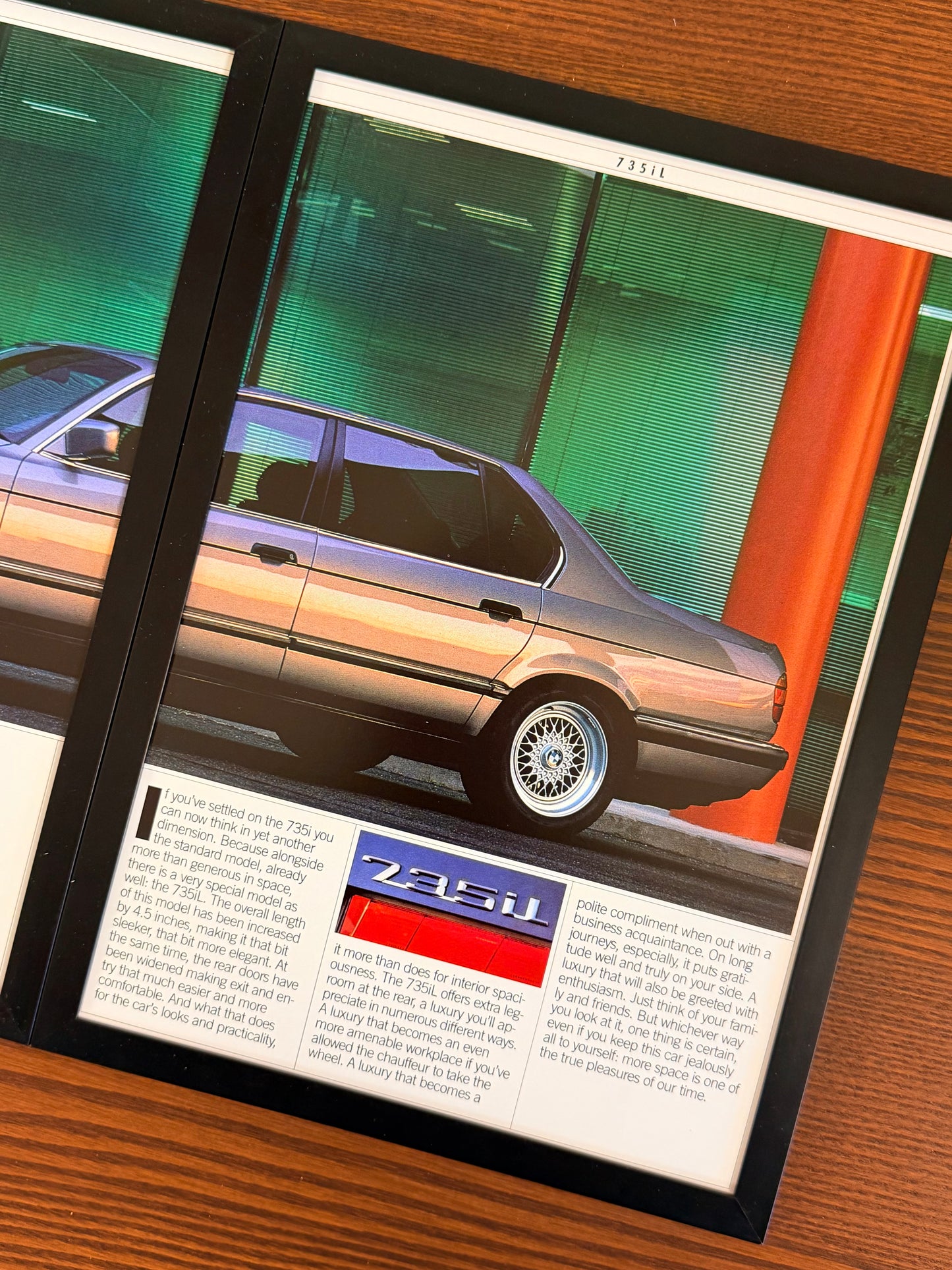 Original BMW E32 7 Series Advert - 1980s