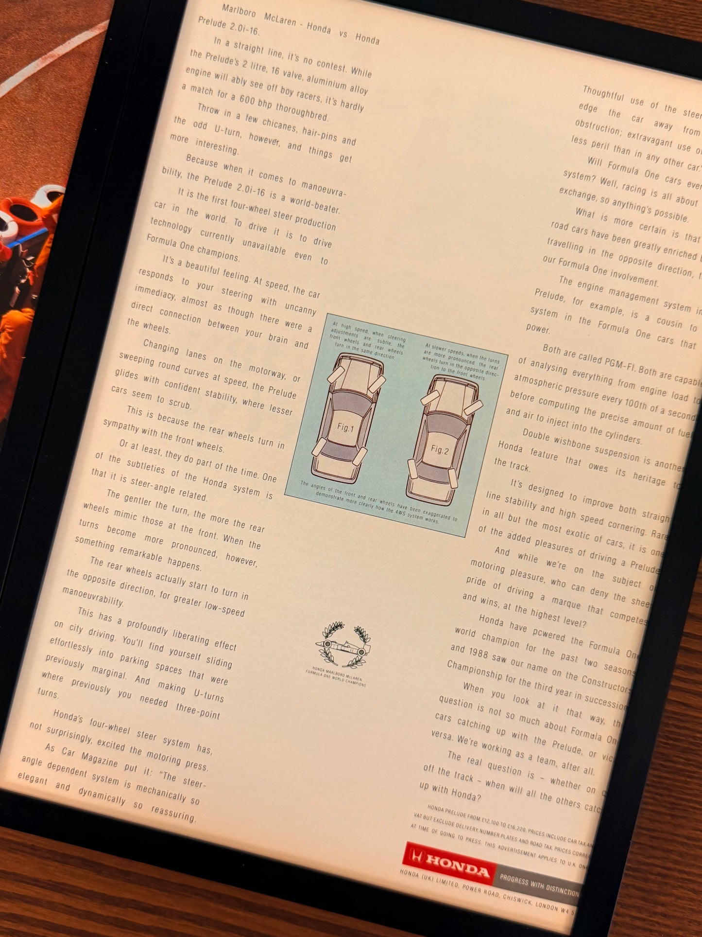 Original Honda Prelude F1 Advert - 1980s
