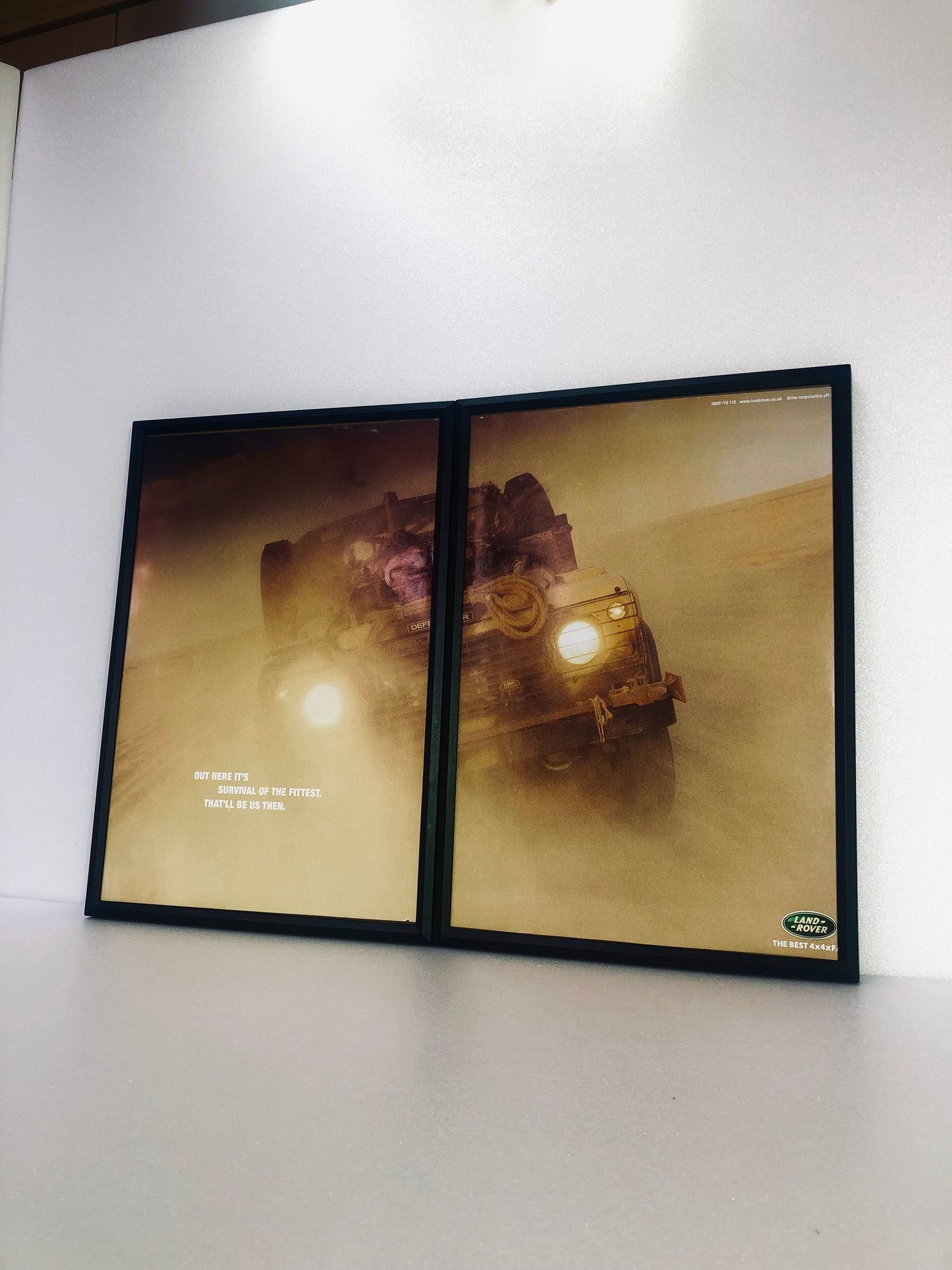 RARE Original Vintage Land Rover Defender Advert – 2000