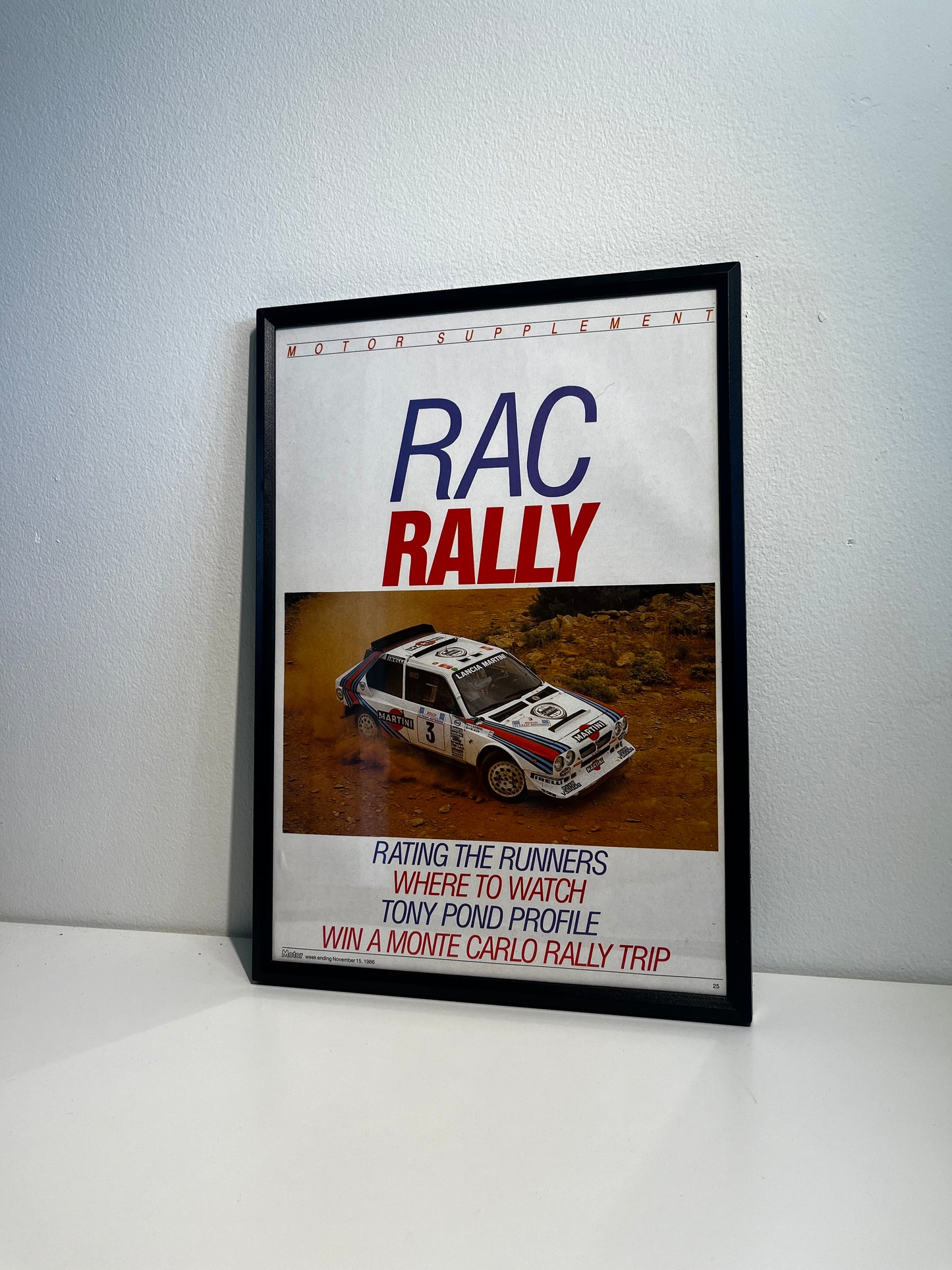 Original Lancia Advert - 1988