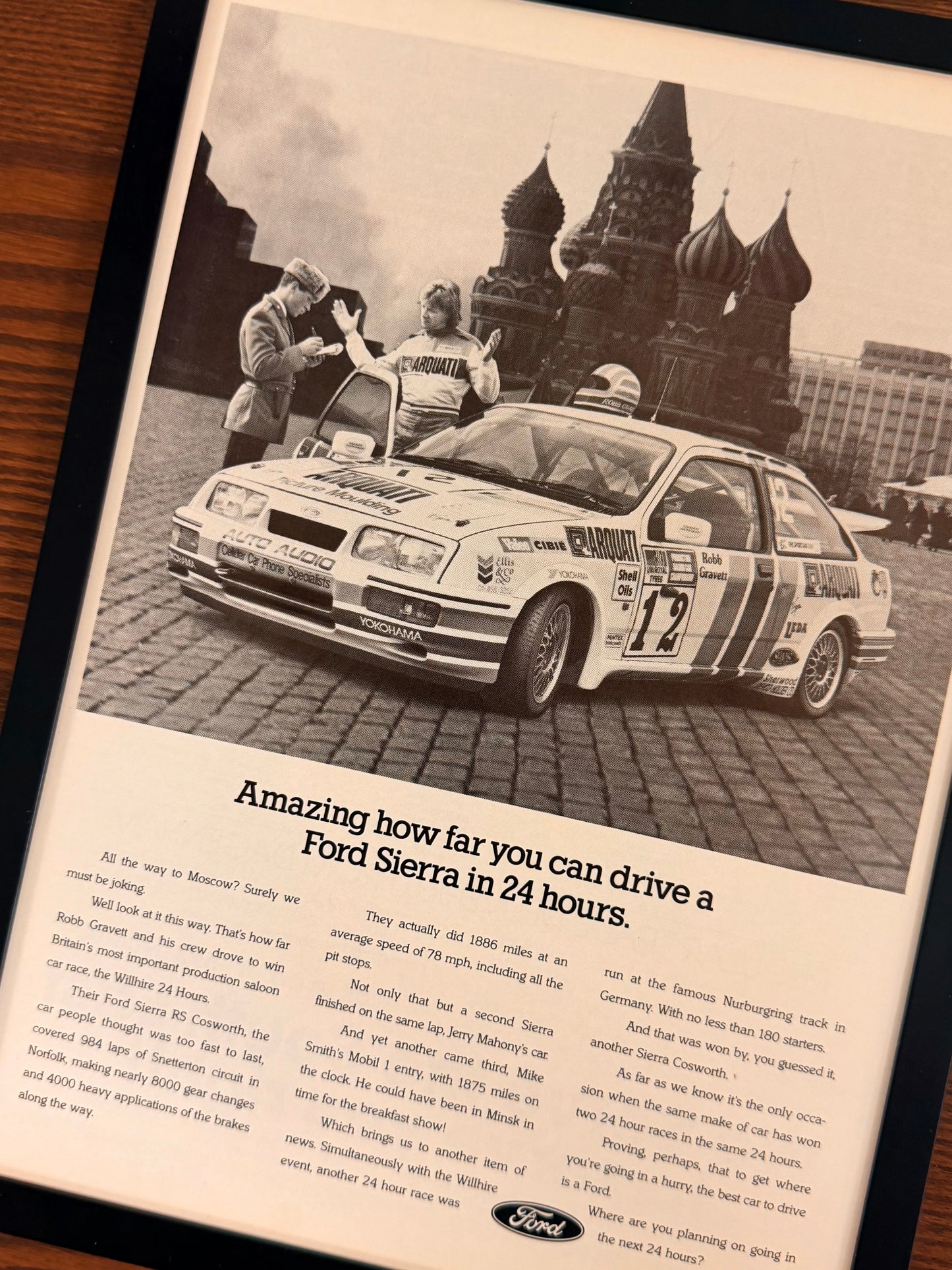 Original Ford Cosworth Rs Advert - 1980s