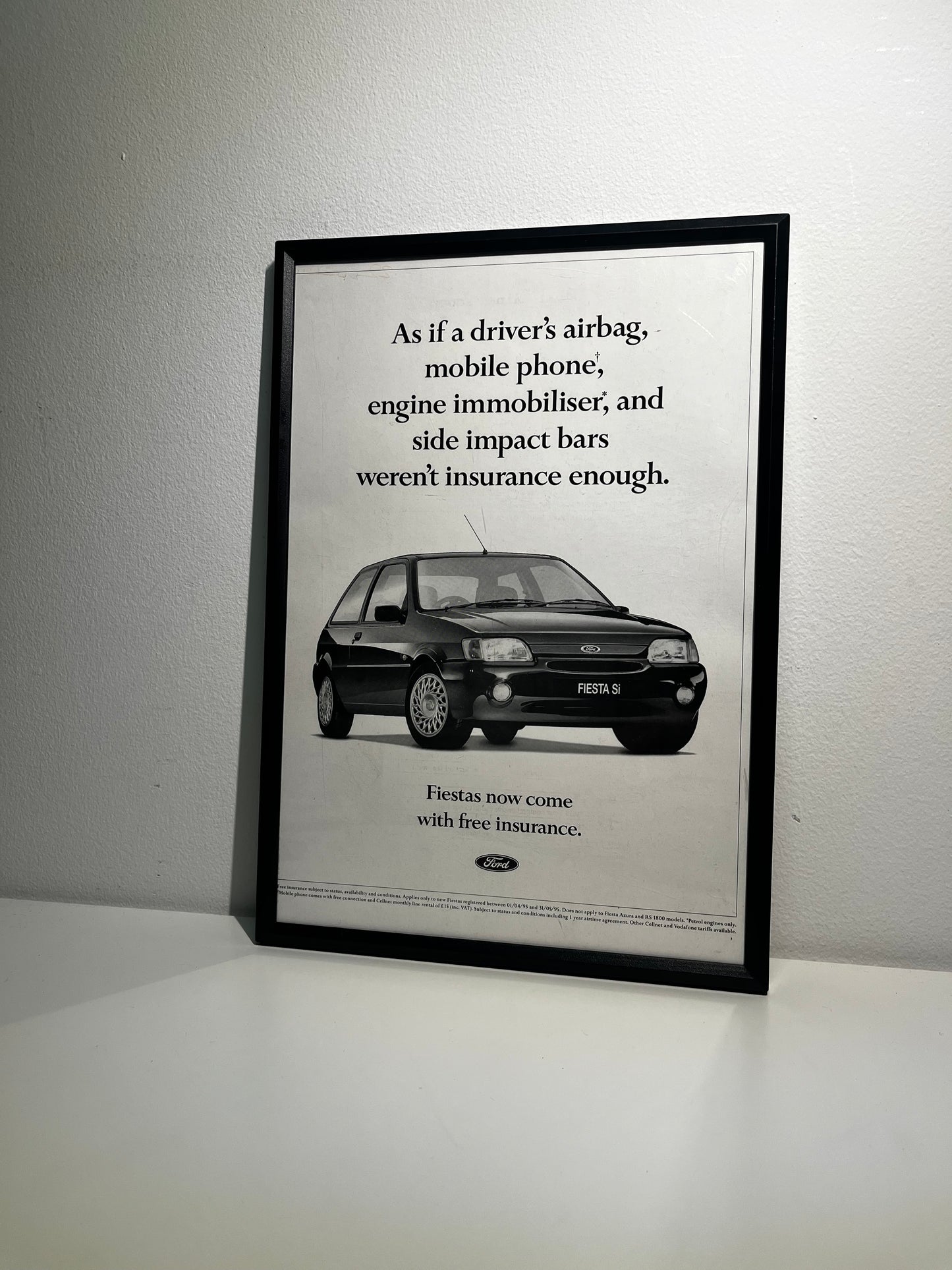 RARE Original Ford Fiesta Advert - 1990s