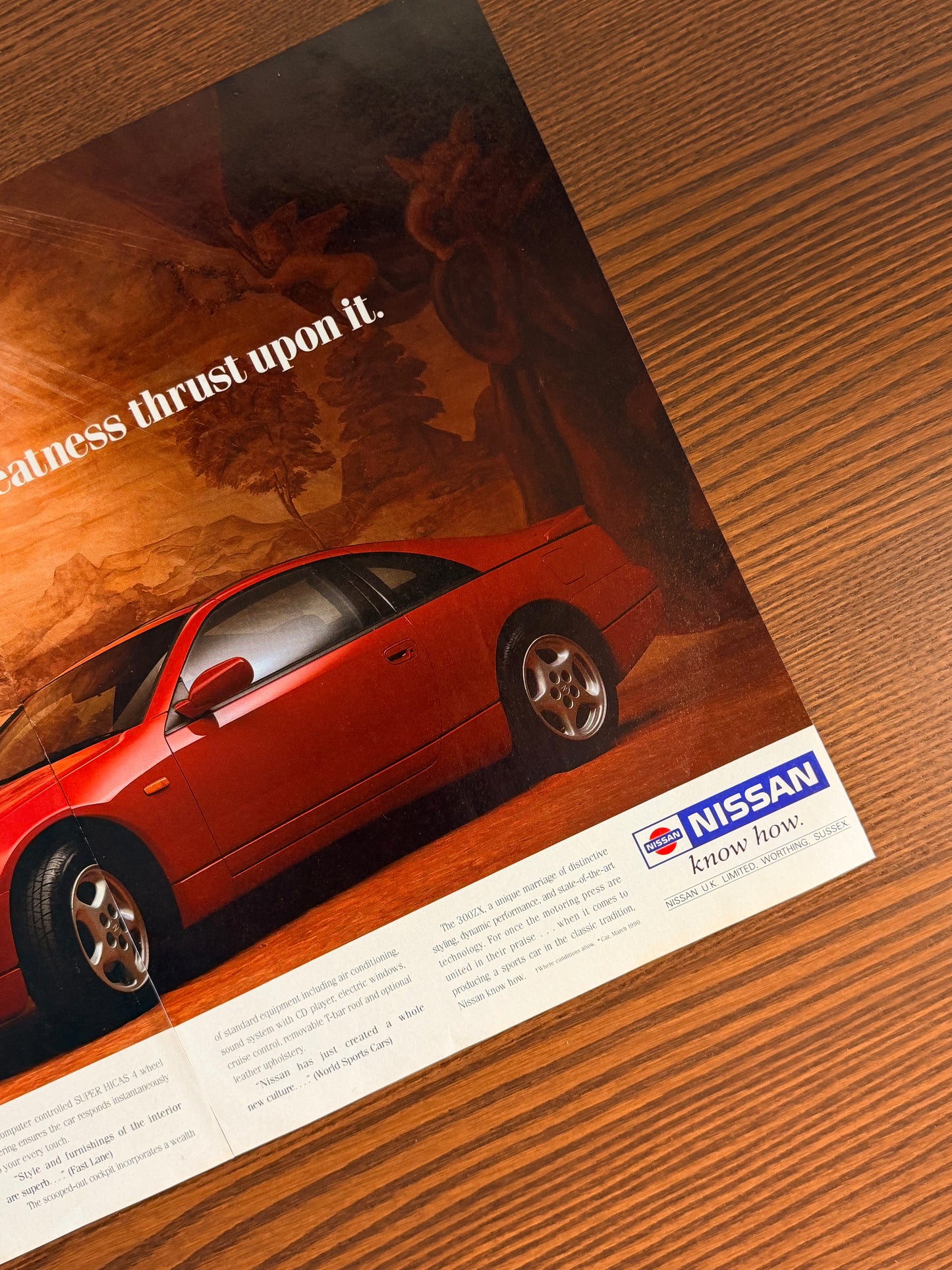 Original Nissan 300zx Advert - 1992
