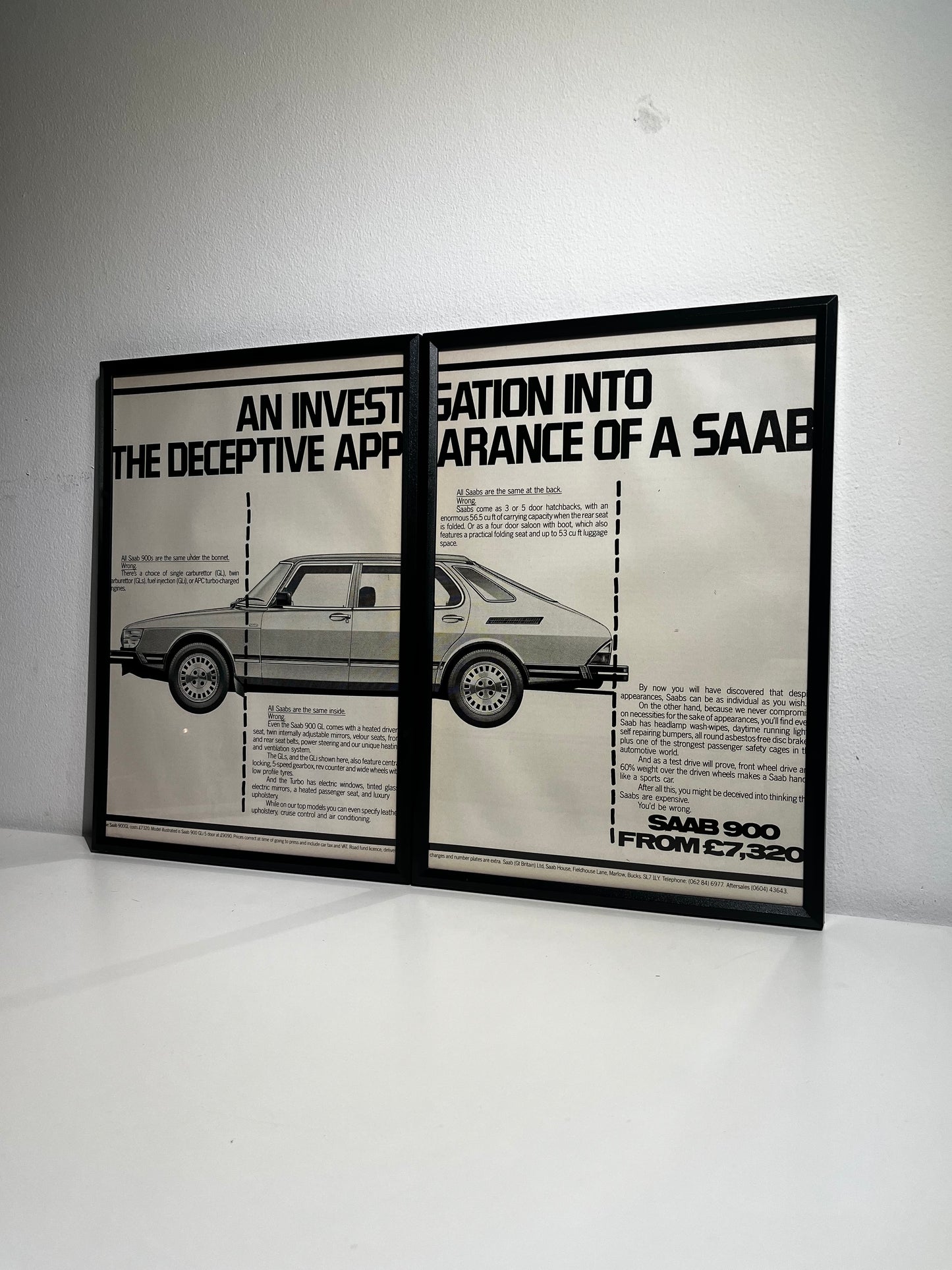 Original Saab Advert - 1980s