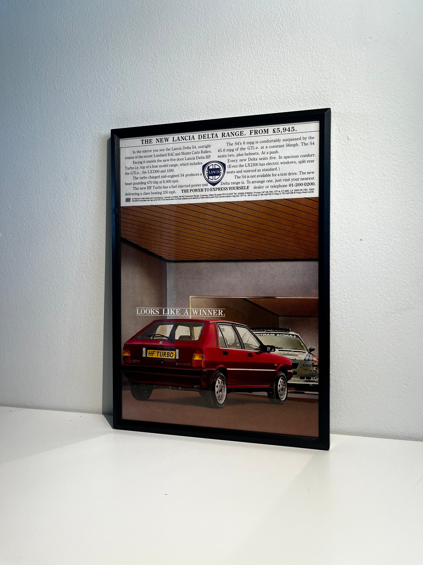 Original Lancia Delta Advert - 1988