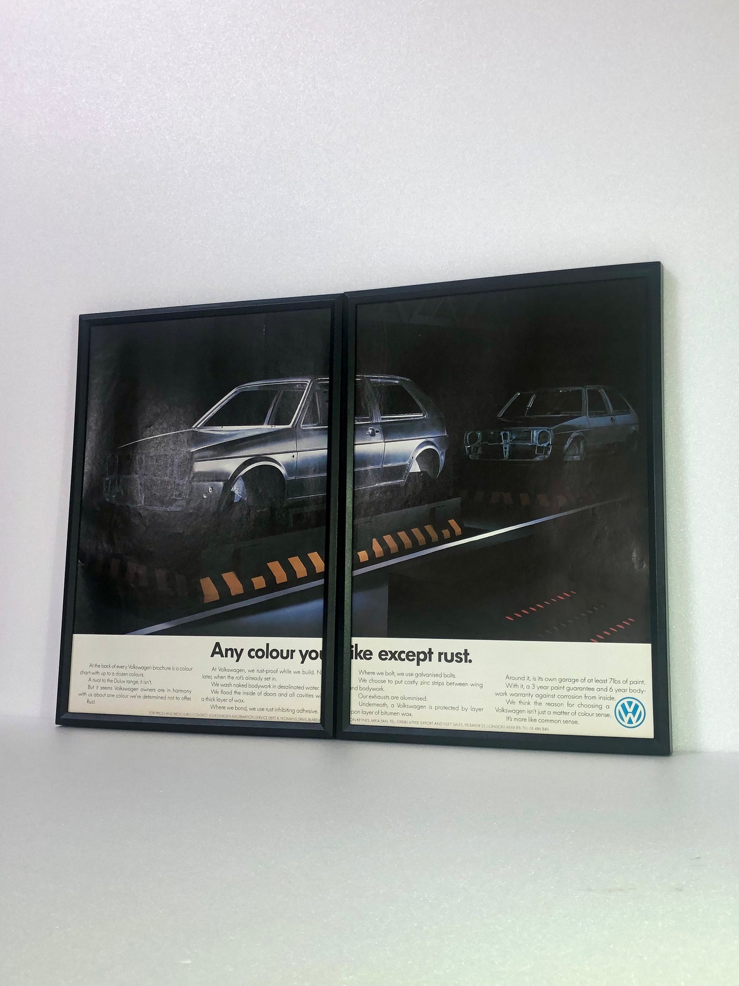 Original VW Volkswagen Golf Advert - 1986