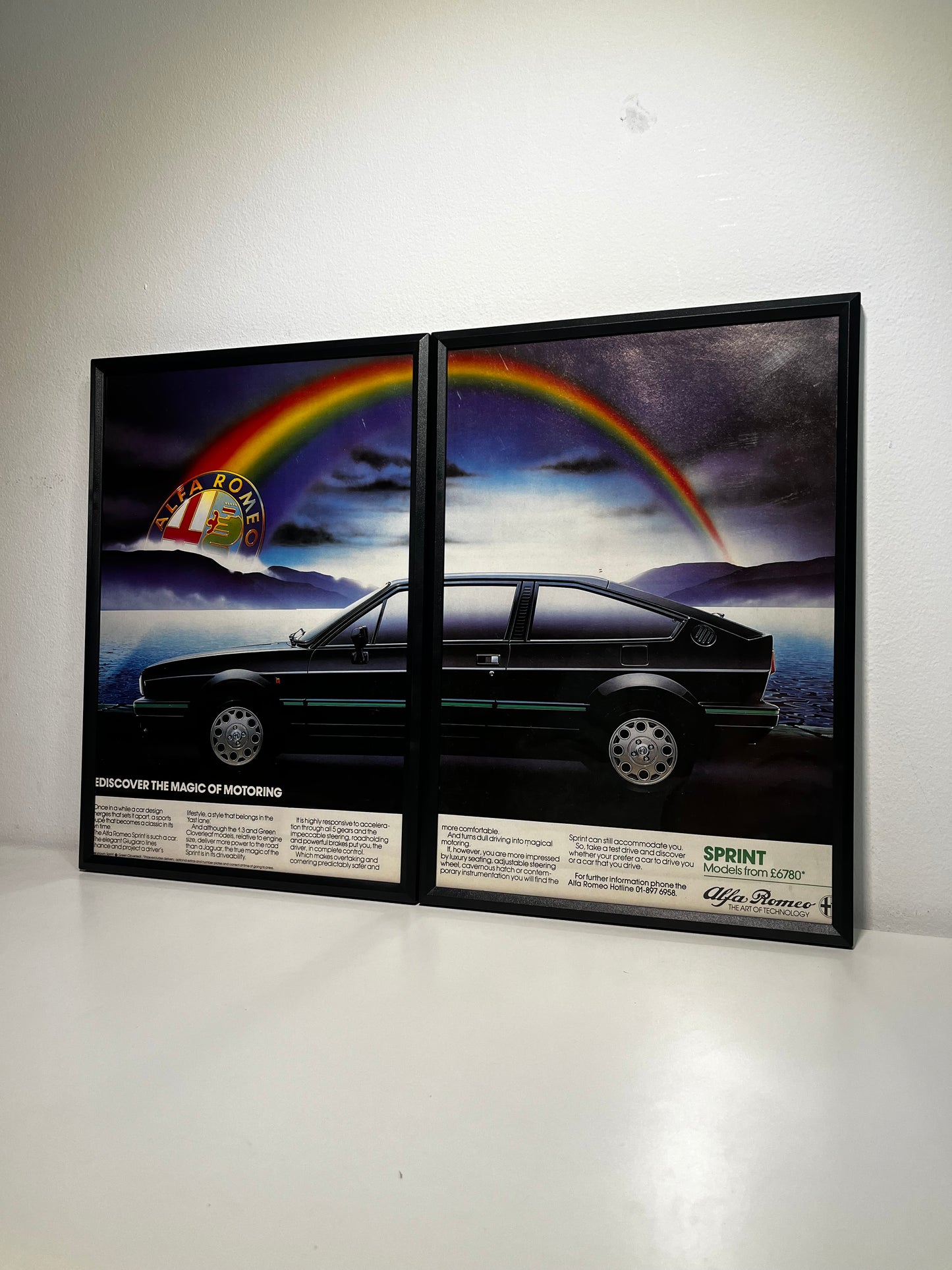 Original Alfa Romeo Sprint Advert - 1980s