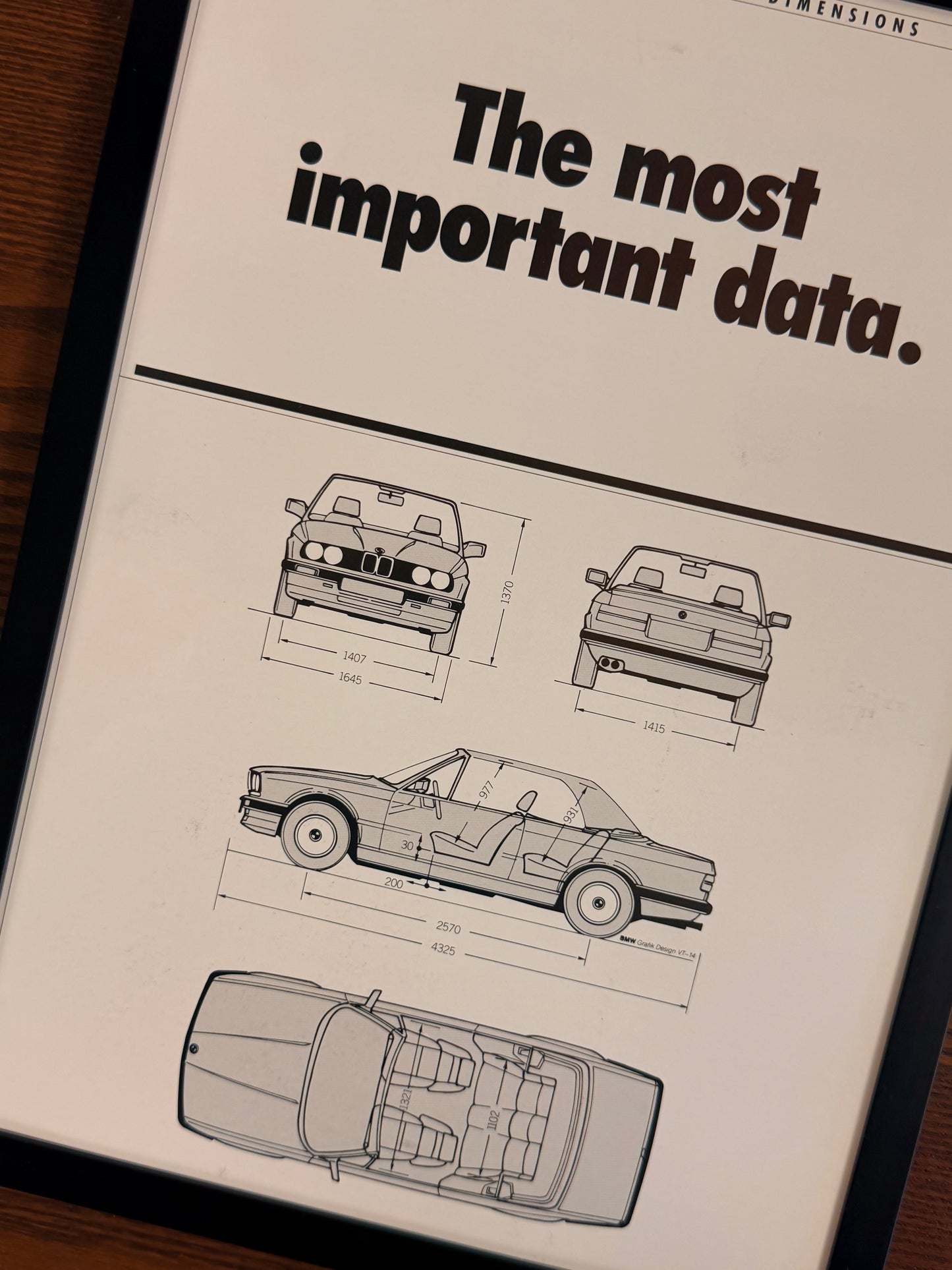 Original BMW E30 Advert - 1980s