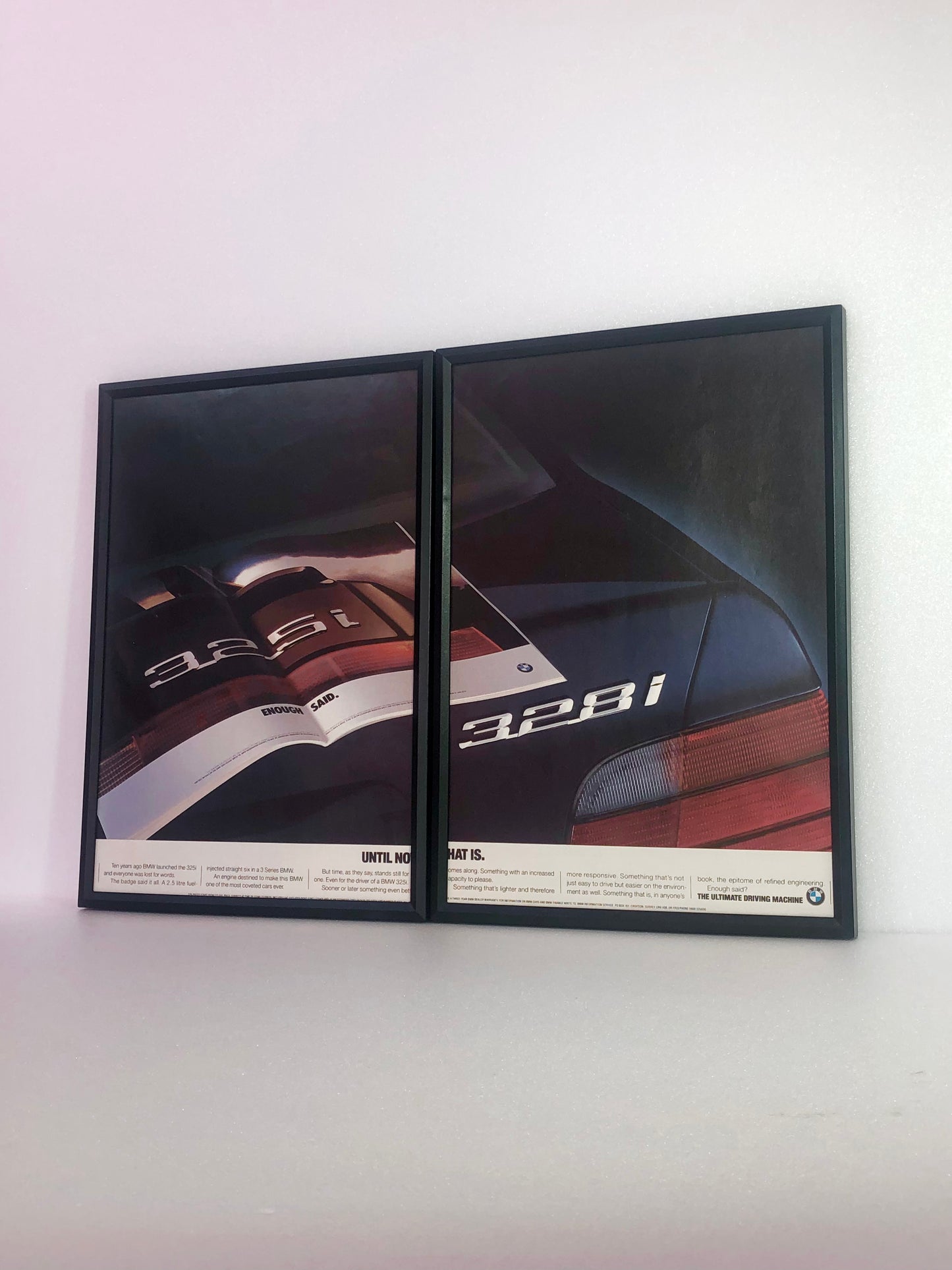 Rare Original BMW 325i and 328i Advert – 1991