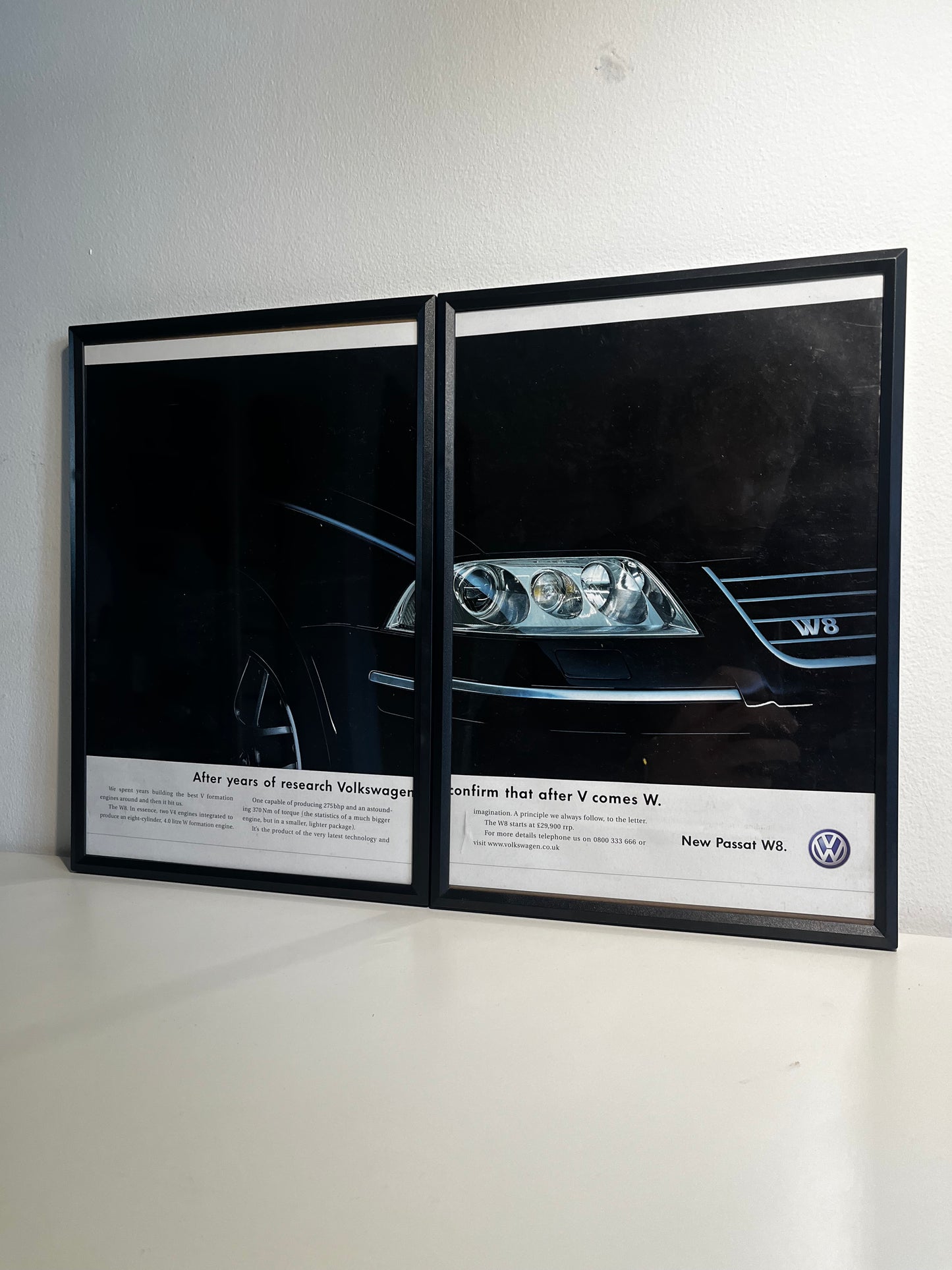 Original Volkswagen Passat W8 Advert - 1990s