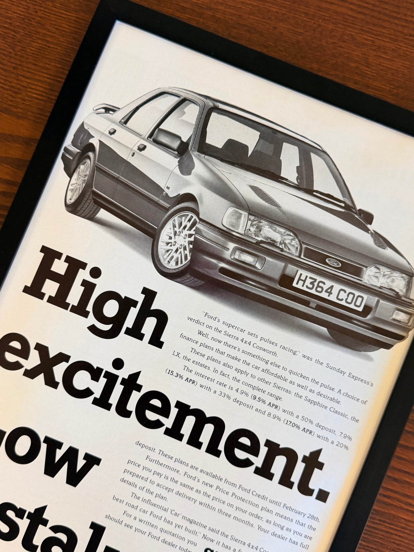 Original Ford Sierra Advert - 1980s