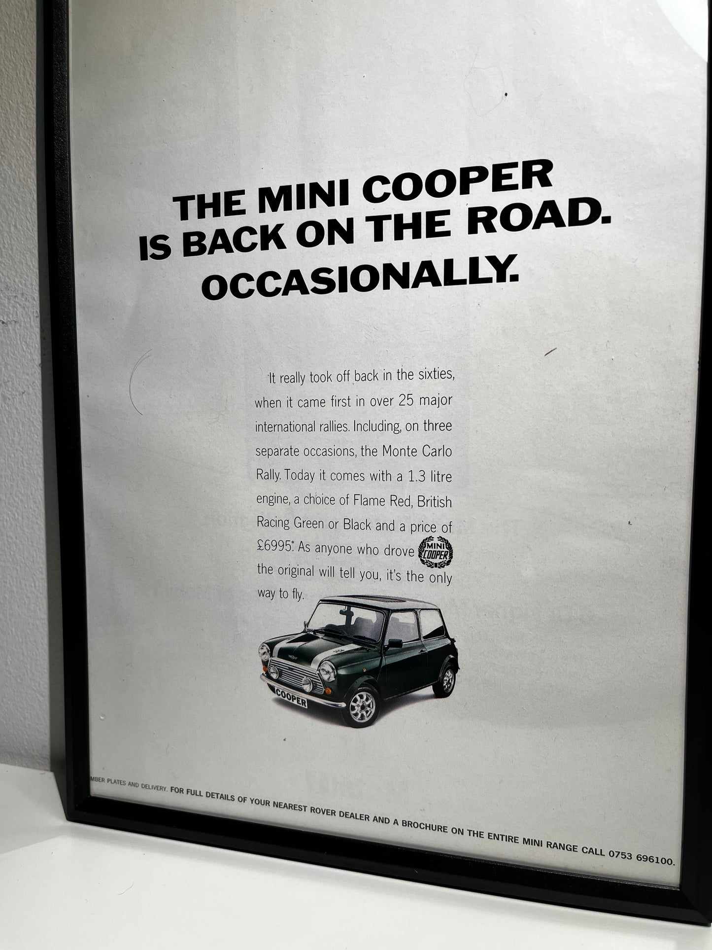 Original Mini Cooper Advert - 1980s