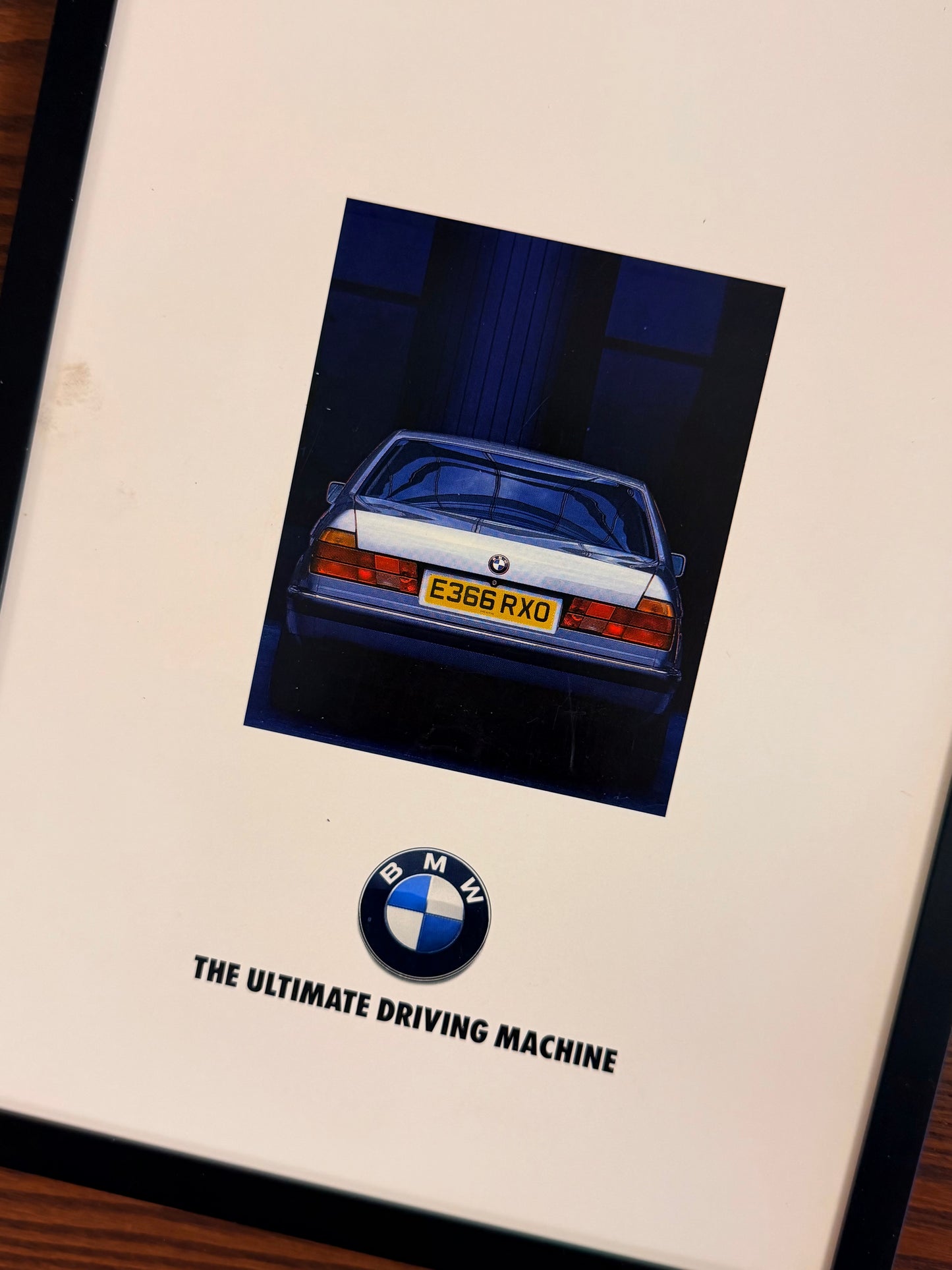 Original BMW E32 7 series Advert - 1980s