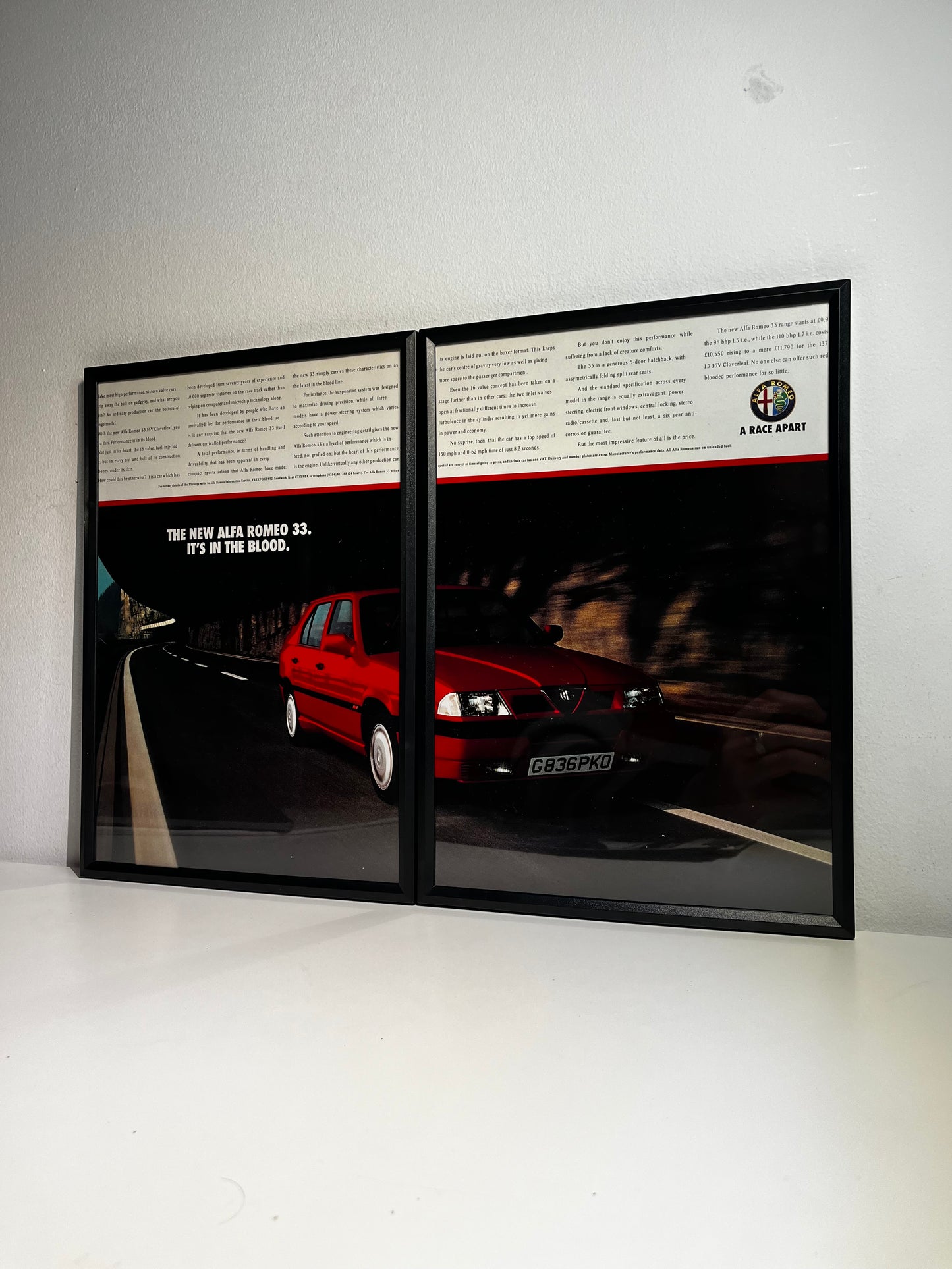 Original Alfa Romeo 33 Advert - 1990s